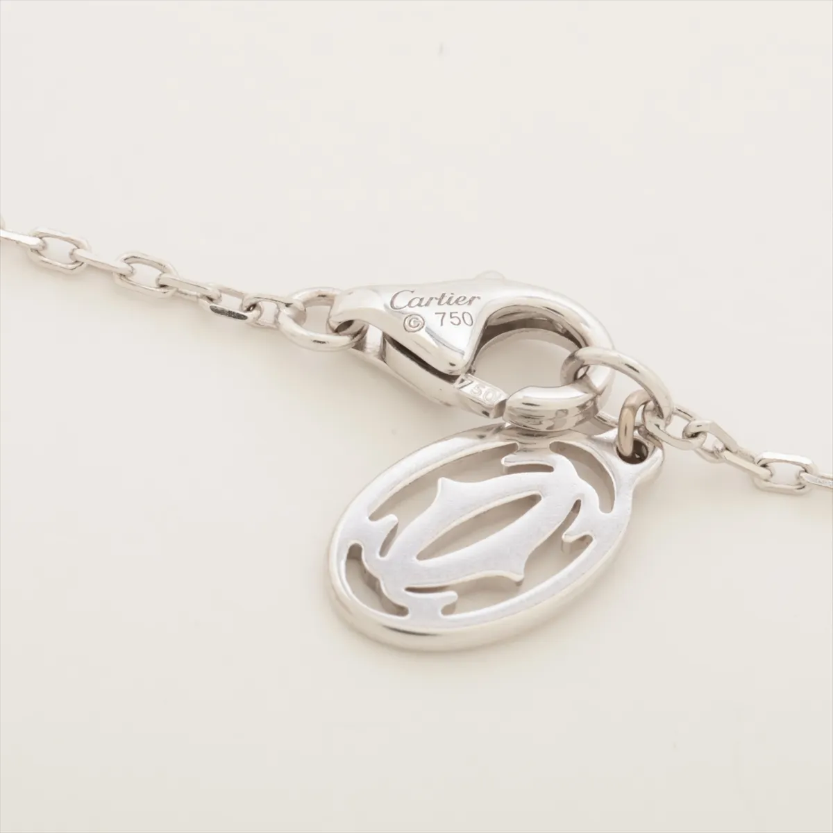 C de Cartier Pearl Necklace, 750 (WG), 4.5g, approx. 6.5mm, PV9229 — view 4