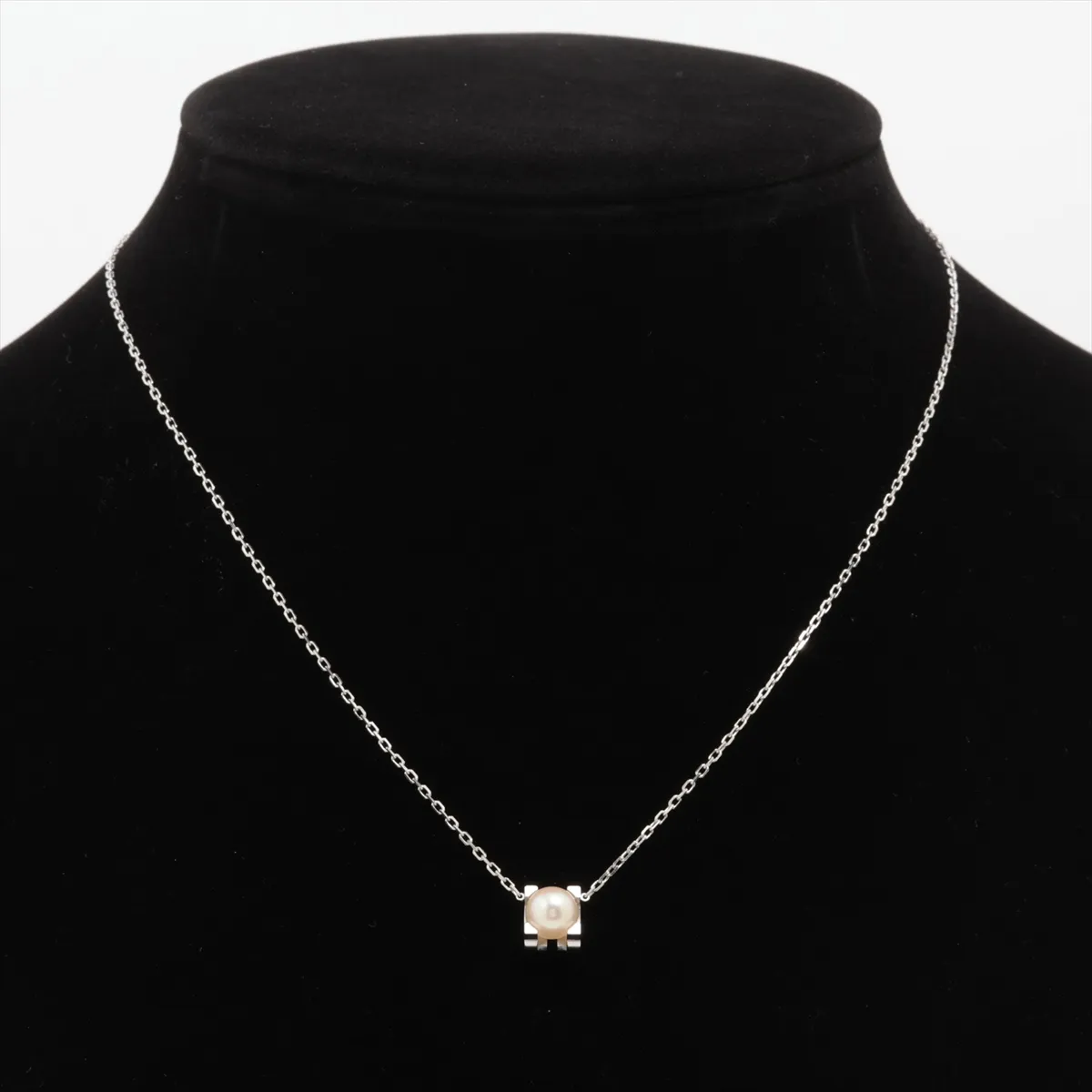 C de Cartier Pearl Necklace, 750 (WG), 4.5g, approx. 6.5mm, PV9229 — view 5