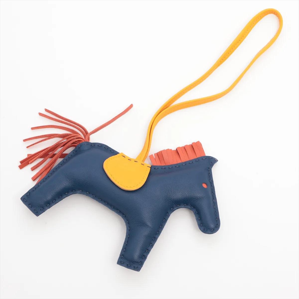 Rodeo Charm MM Charm Agneau Milo x Veau Swift Bleu de Malte x Jaune d'Or x Cornalin — view 2