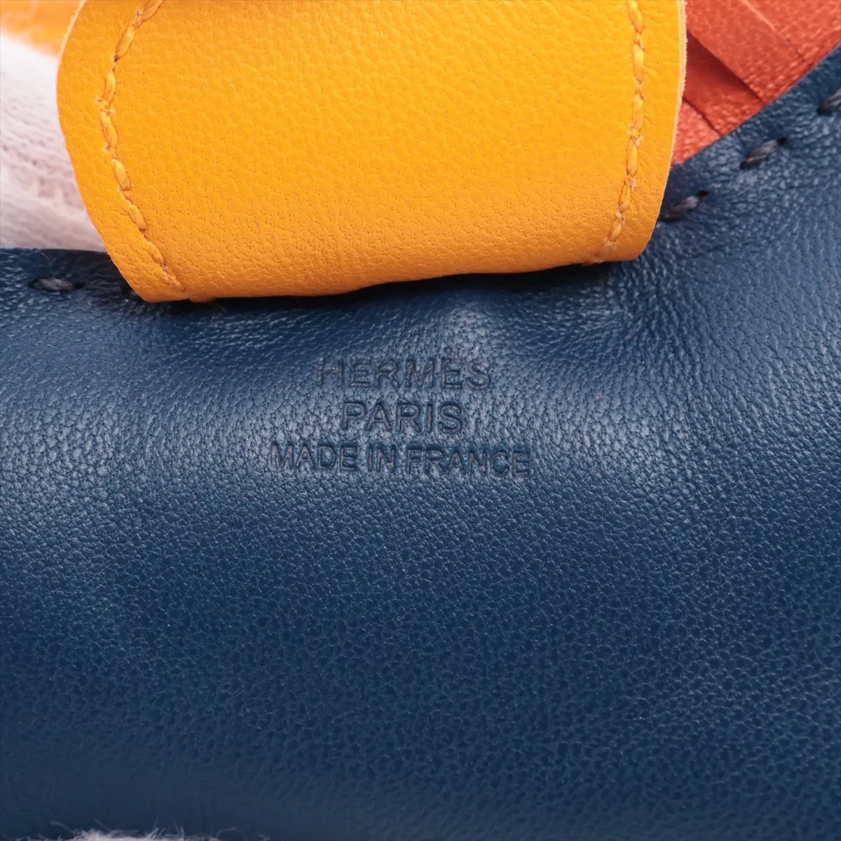 Rodeo Charm MM Charm Agneau Milo x Veau Swift Bleu de Malte x Jaune d'Or x Cornalin — view 3