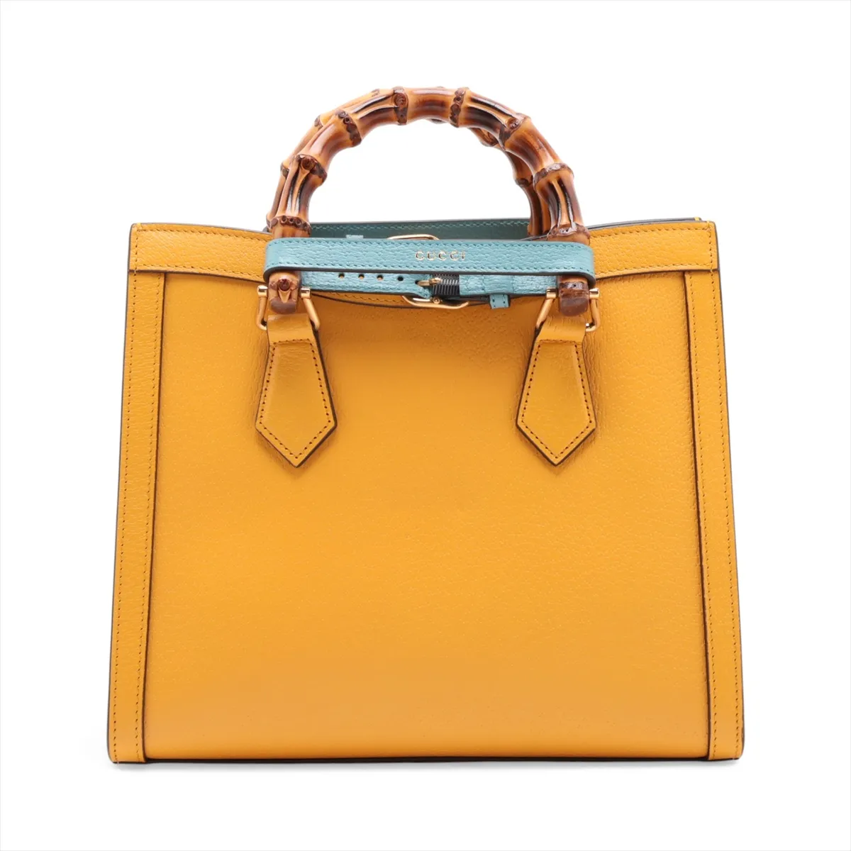 Bamboo Diana 702721 Leather 2-Way Handbag Yellow 702721 — view 2