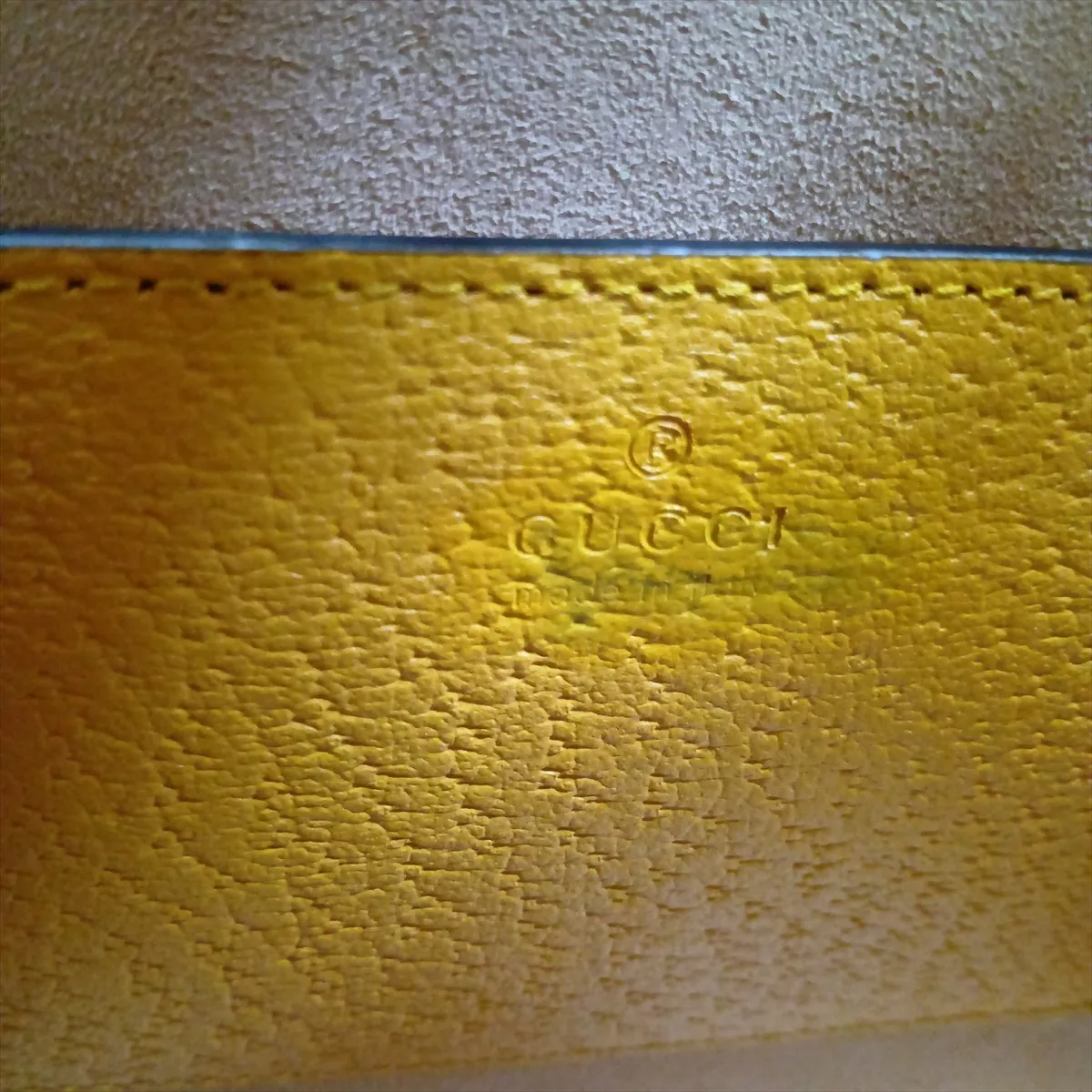 Bamboo Diana 702721 Leather 2-Way Handbag Yellow 702721 — view 12