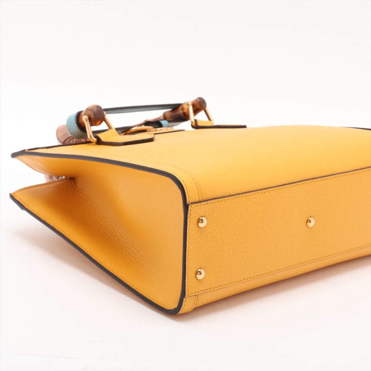 Bamboo Diana 702721 Leather 2-Way Handbag Yellow 702721 — view 4