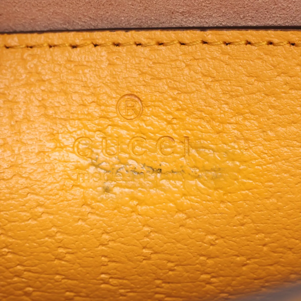 Bamboo Diana 702721 Leather 2-Way Handbag Yellow 702721 — view 10