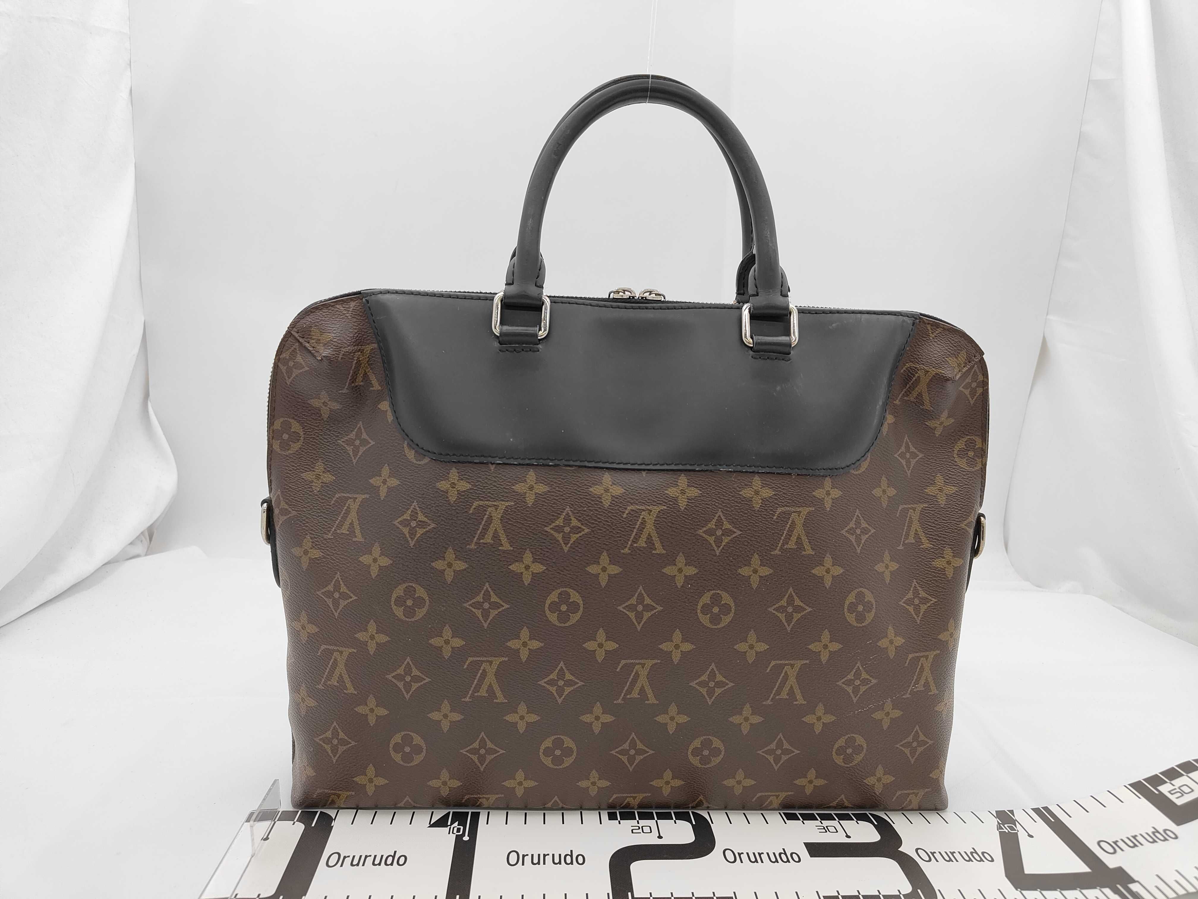 Monogram Briefcase Business Bag — view 2
