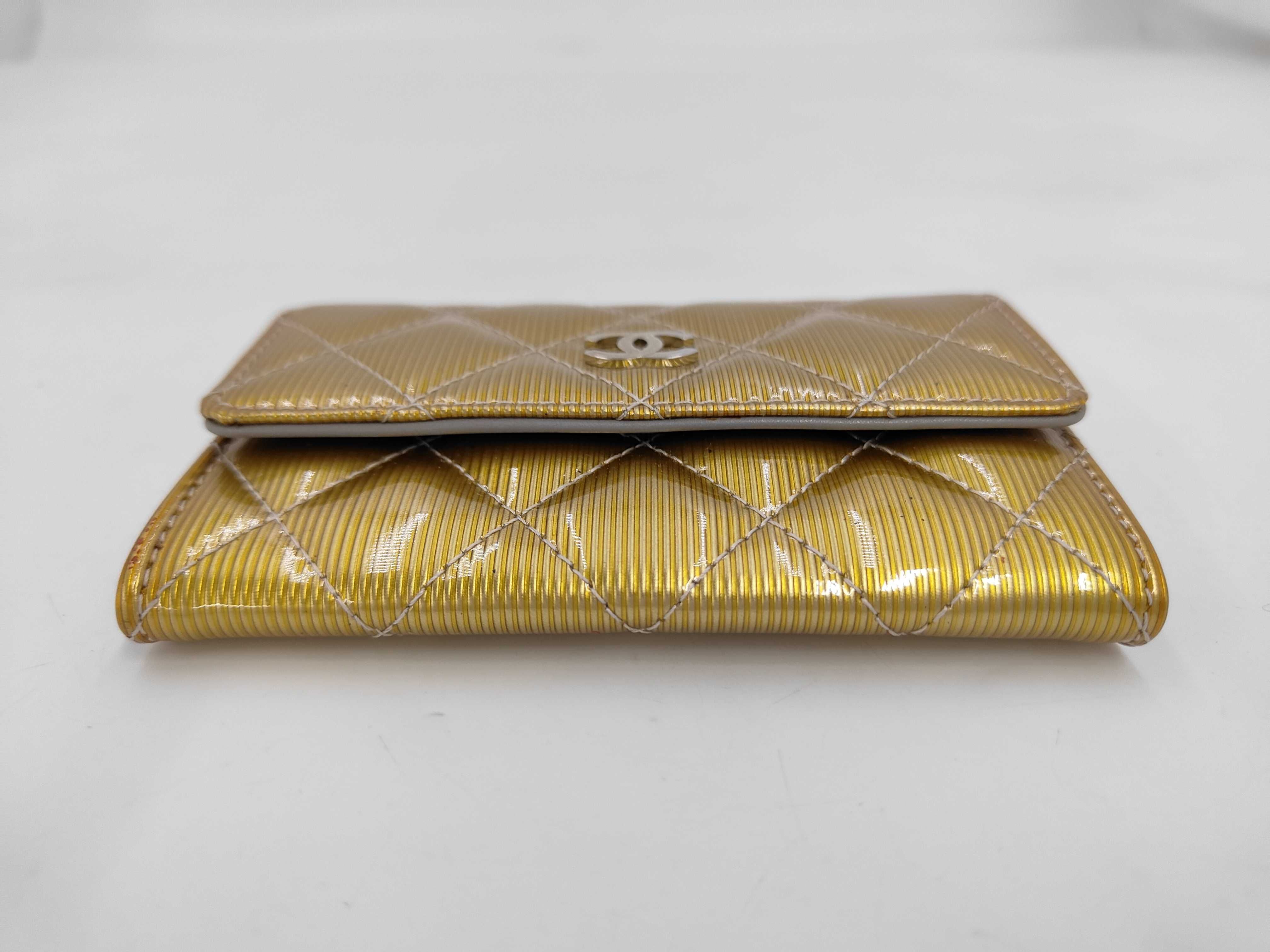 Enamel Matelassé Coin Purse/Business Card Holder (Serial Number 16) - Card Case — view 3