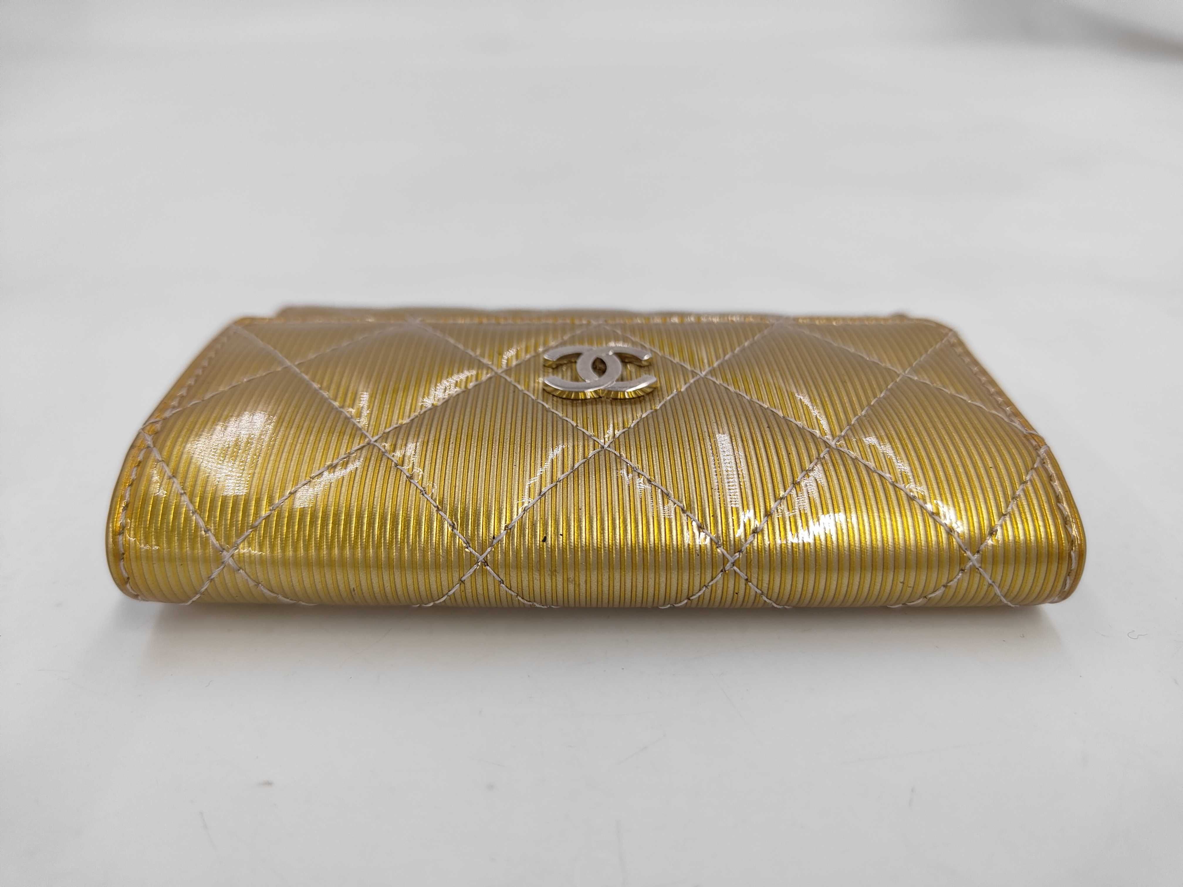 Enamel Matelassé Coin Purse/Business Card Holder (Serial Number 16) - Card Case — view 5