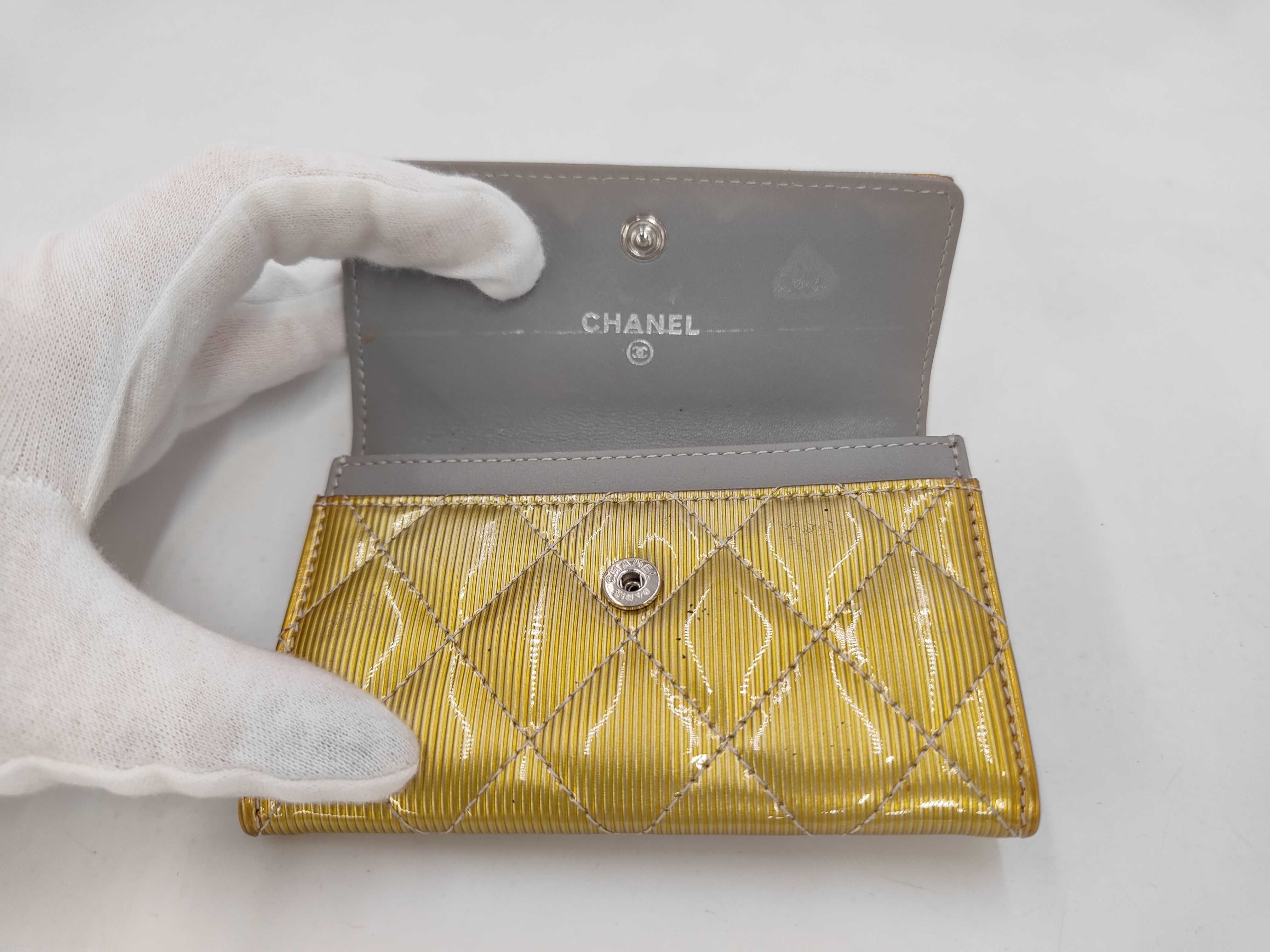 Enamel Matelassé Coin Purse/Business Card Holder (Serial Number 16) - Card Case — view 7