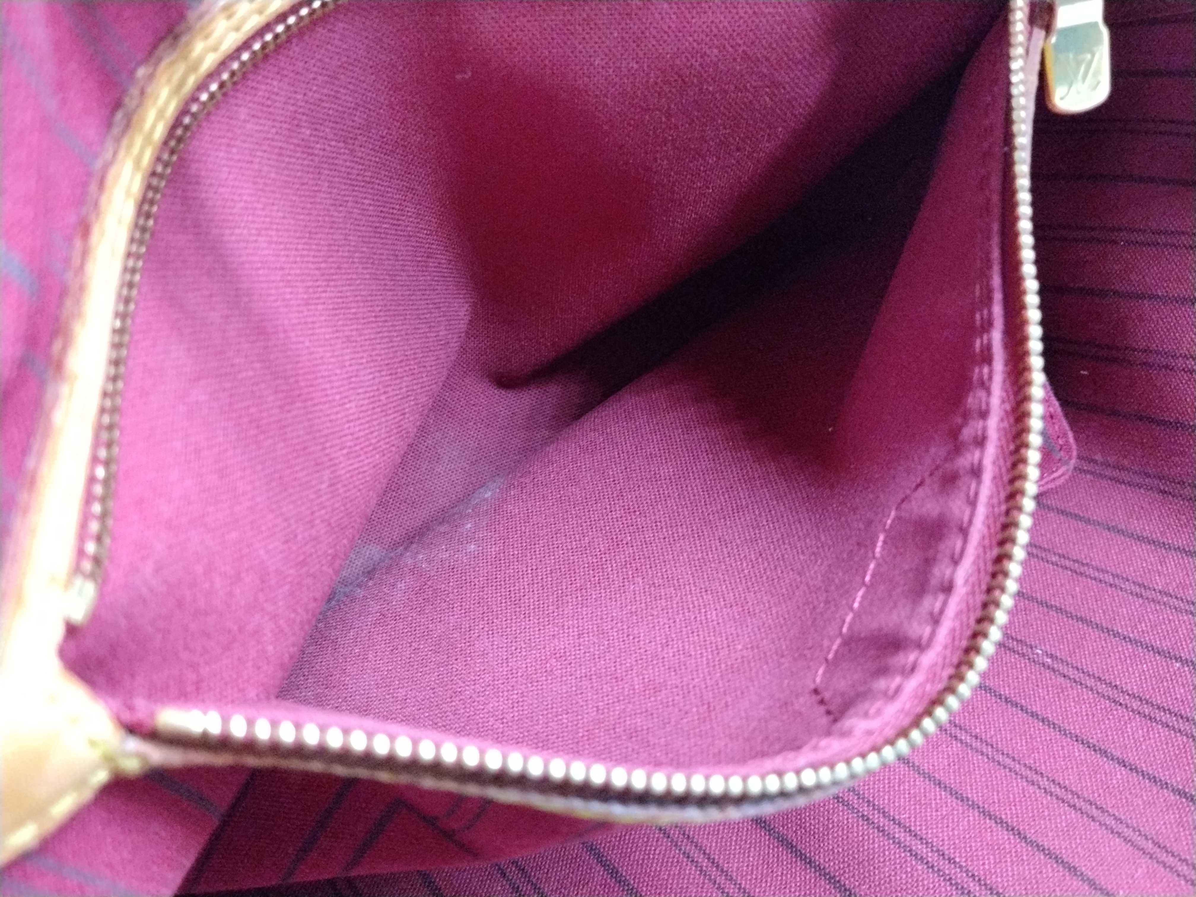 Monogram Neverfull / MM Cerise M41177 Tote bag (with pen marks on the upper interior) — view 13