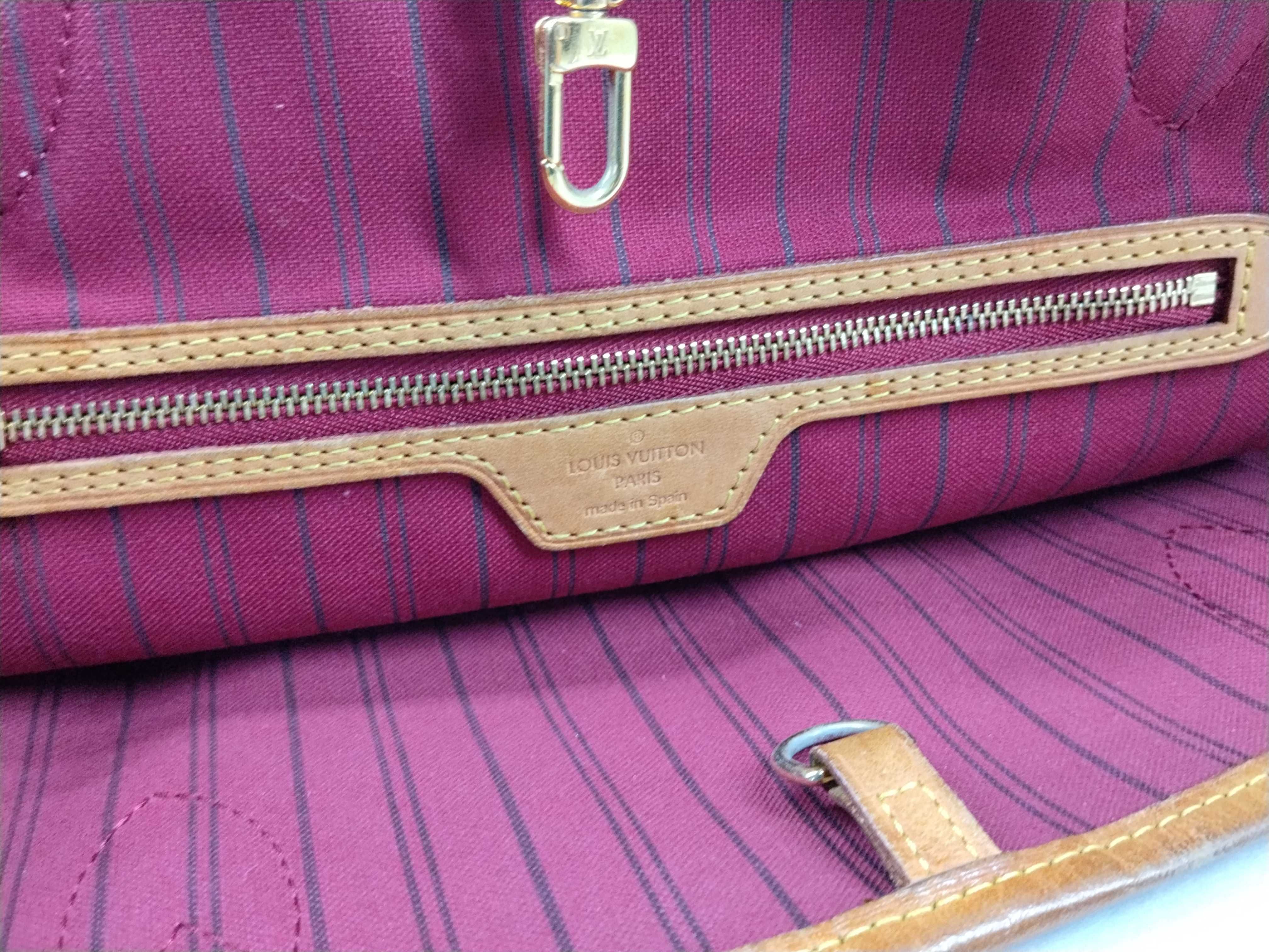 Monogram Neverfull / MM Cerise M41177 Tote bag (with pen marks on the upper interior) — view 15