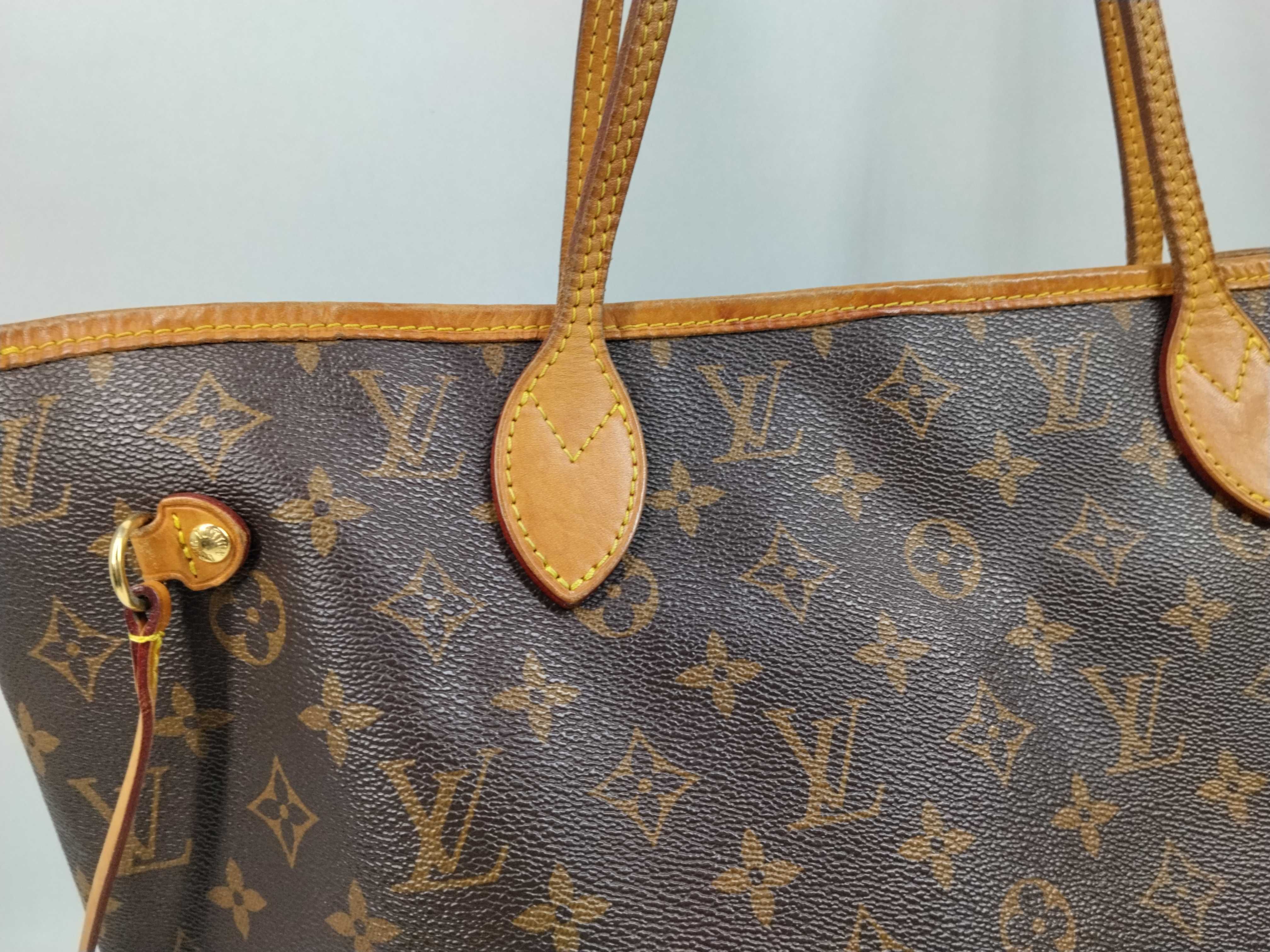 Monogram Neverfull / MM Cerise M41177 Tote bag (with pen marks on the upper interior) — view 3
