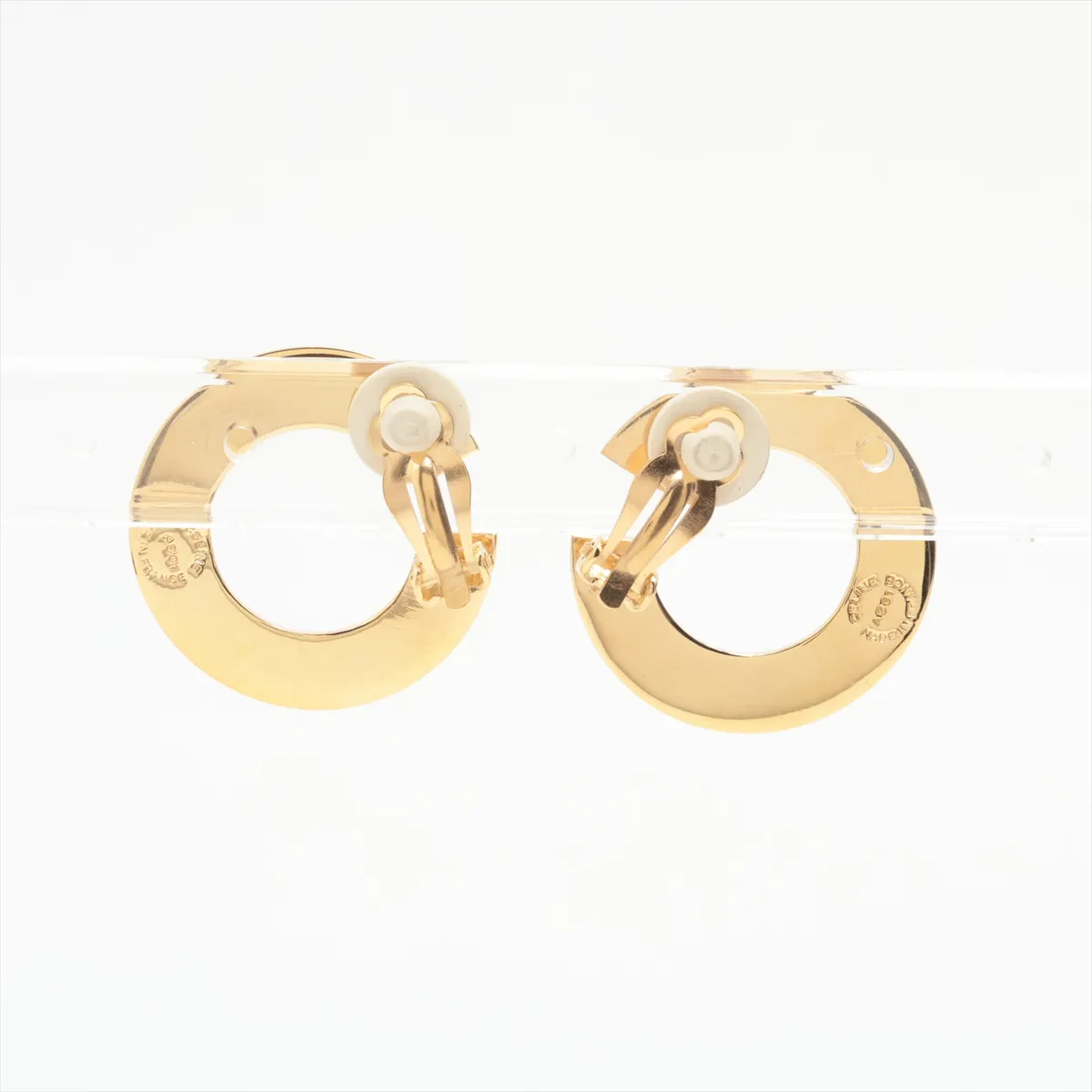 Logo Earrings (for both ears) GP Gold — view 2