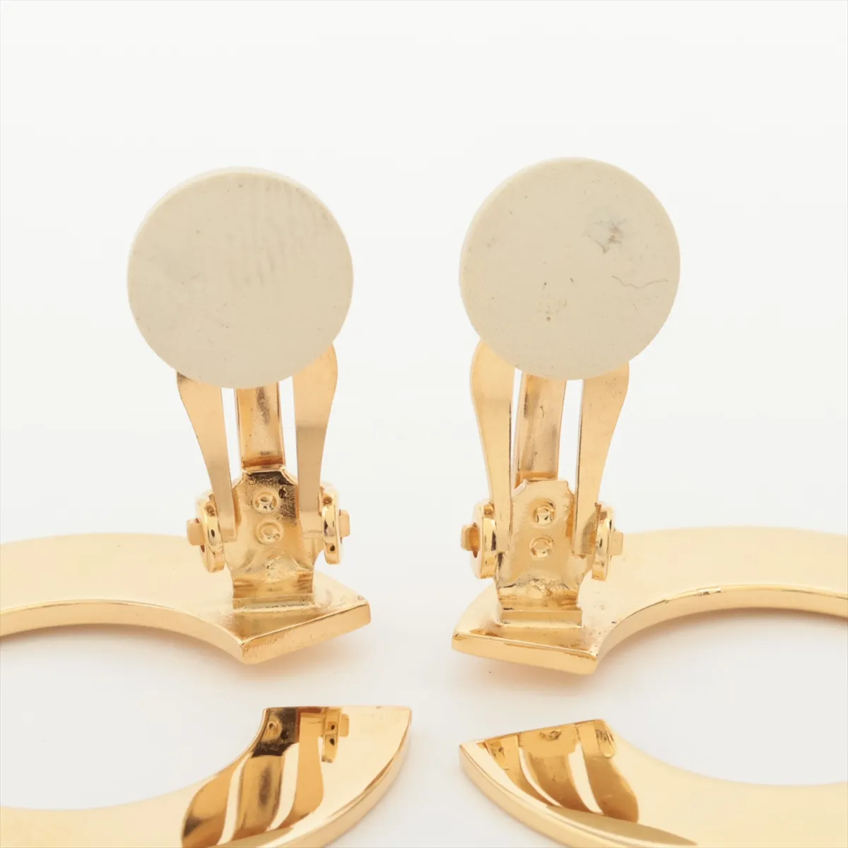 Logo Earrings (for both ears) GP Gold — view 4