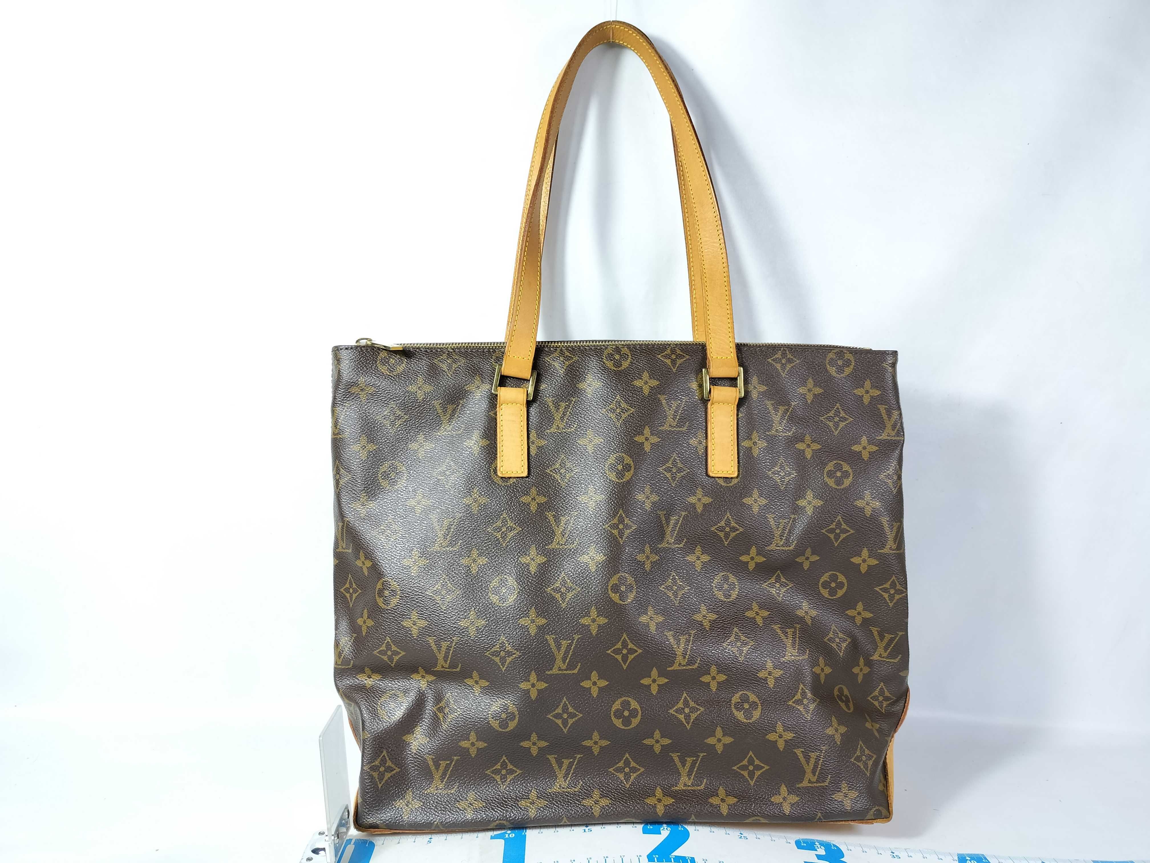 Monogram Louis Vuitton Cabas Mezzo Monogram Tote Bag Brown M51151 TH0012 Tote Bag — view 2