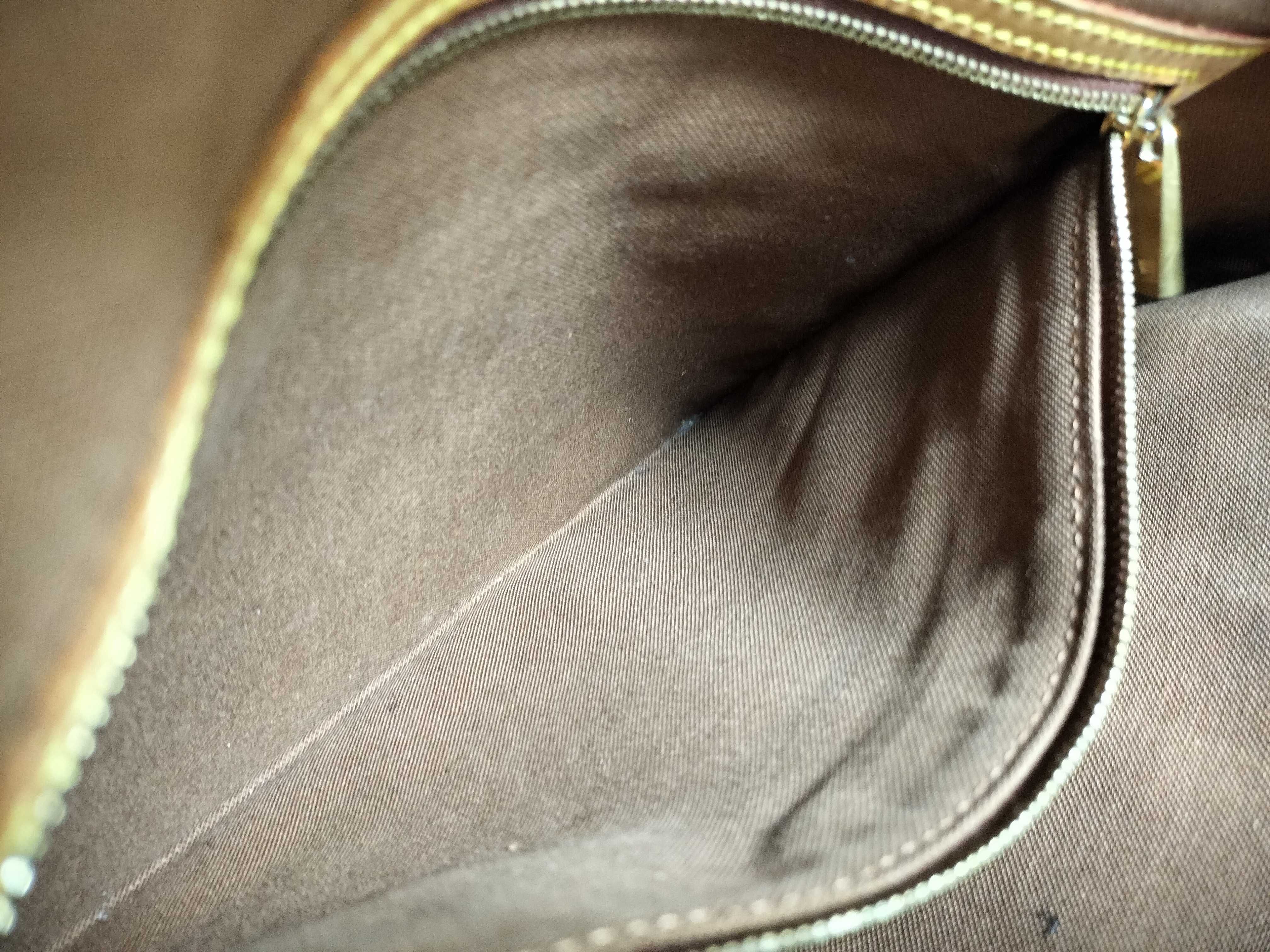 Monogram Louis Vuitton Cabas Mezzo Monogram Tote Bag Brown M51151 TH0012 Tote Bag — view 11