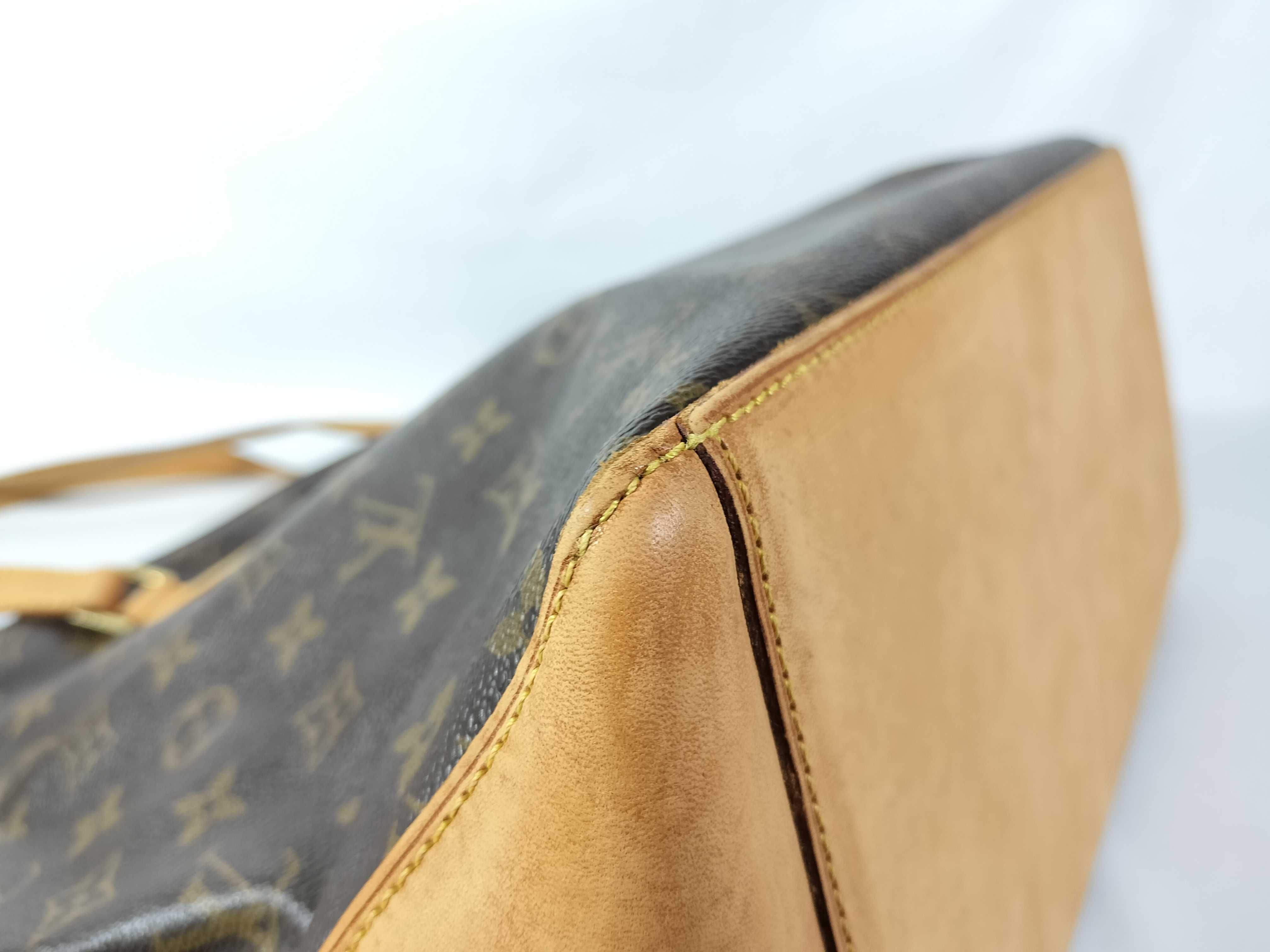Monogram Louis Vuitton Cabas Mezzo Monogram Tote Bag Brown M51151 TH0012 Tote Bag — view 6