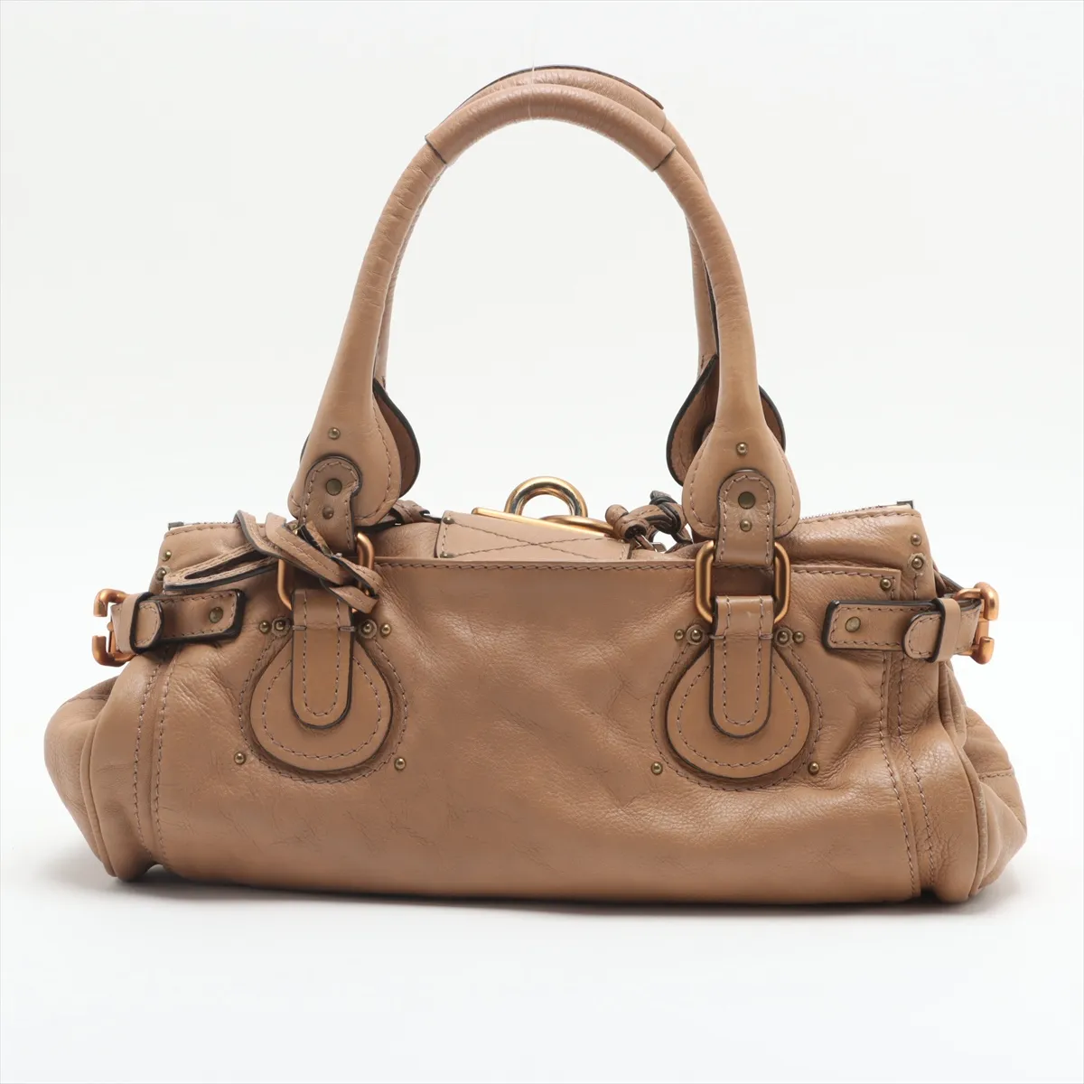 paddington leather handbag brown — view 2