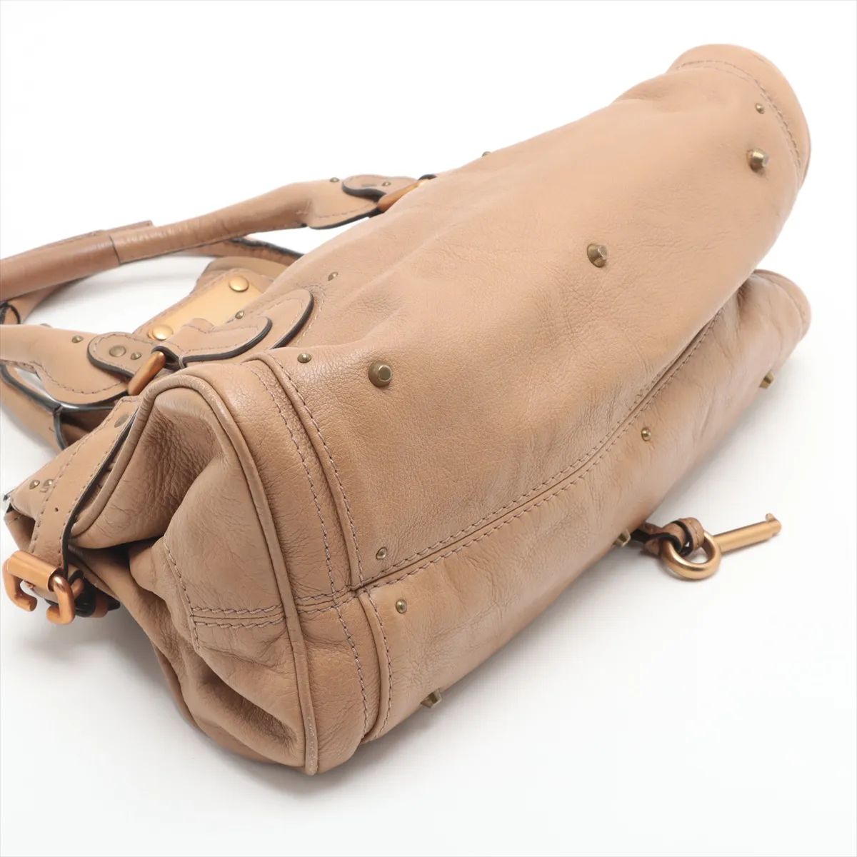 paddington leather handbag brown — view 4