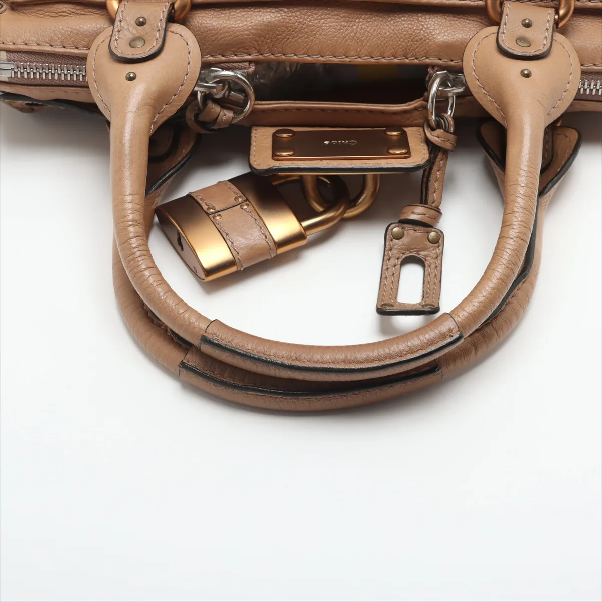paddington leather handbag brown — view 5