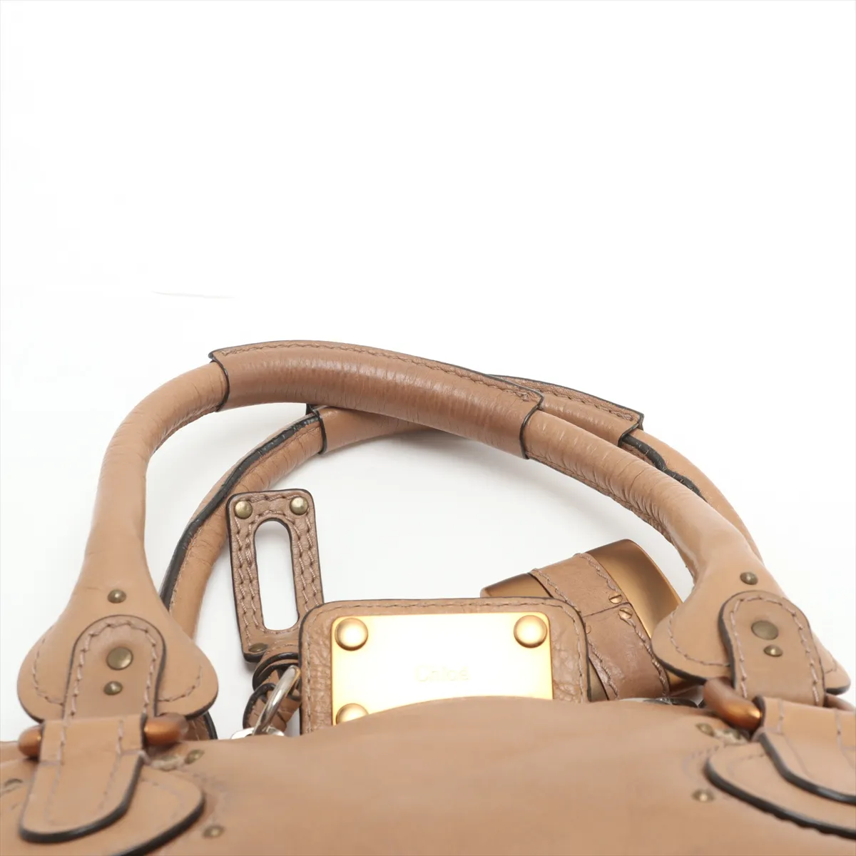 paddington leather handbag brown — view 6