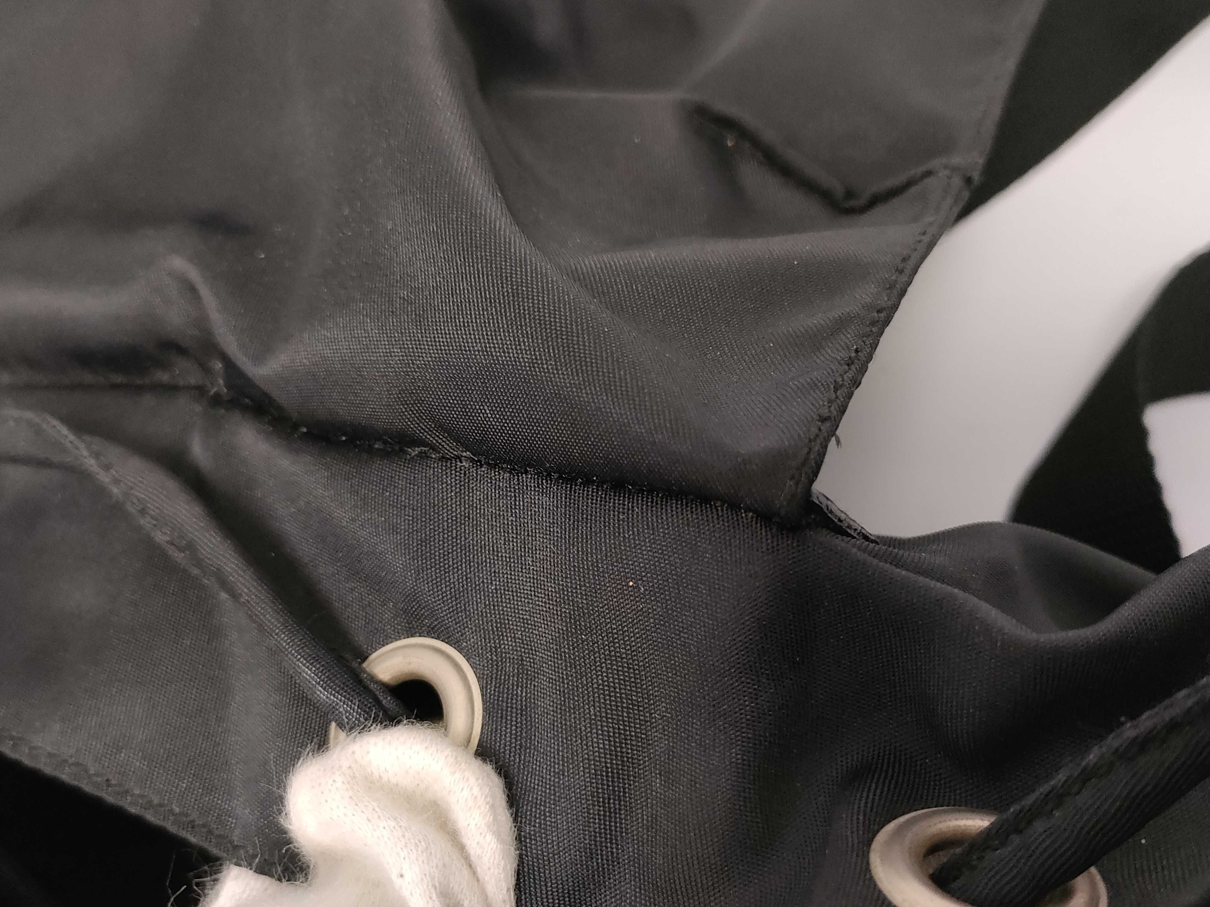Nylon Prada Triangle Logo Backpack, Black Nylon Backpack — view 14