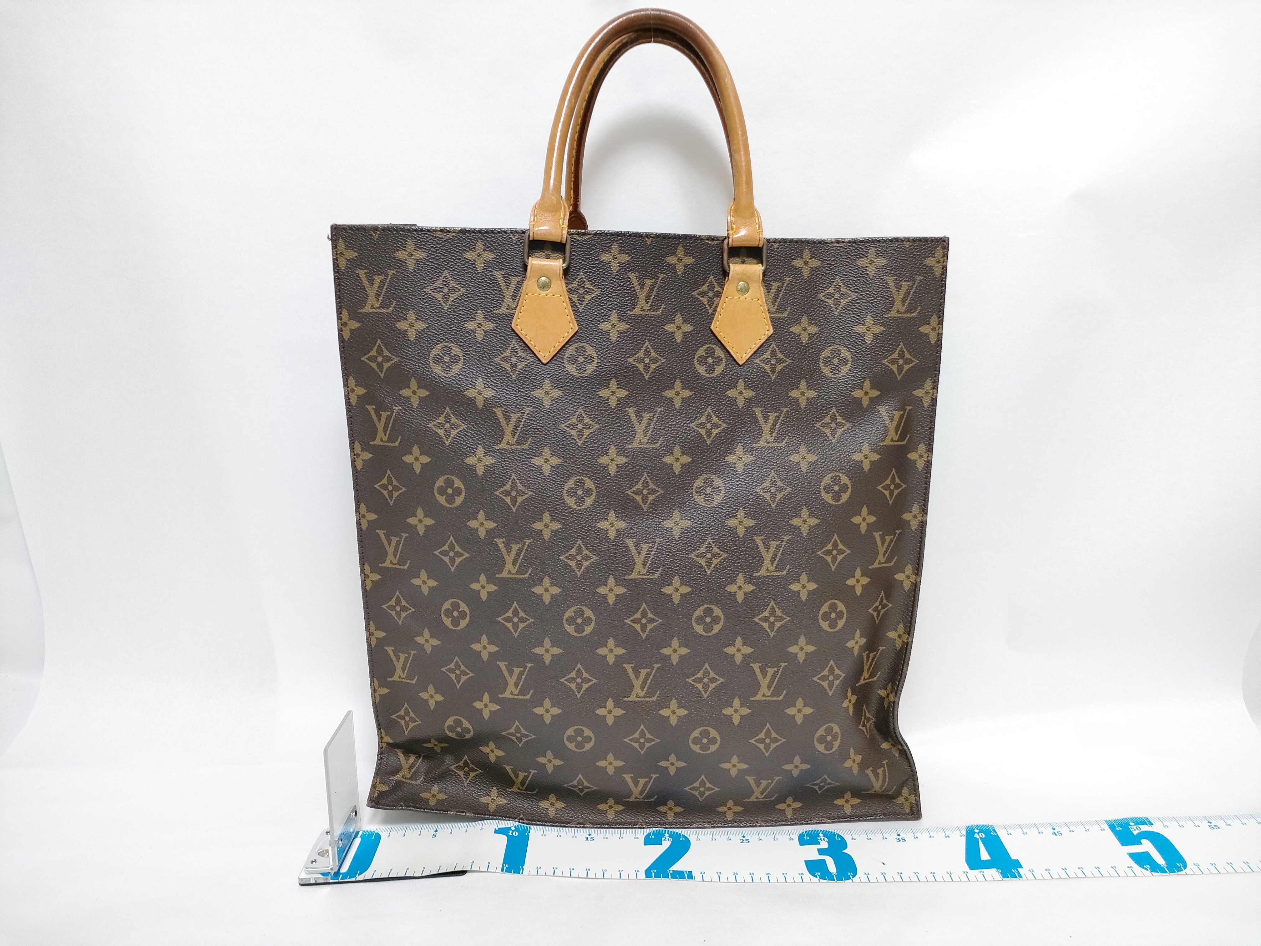Monogram Louis Vuitton Monogram Sac Plat Tote Bag — view 2