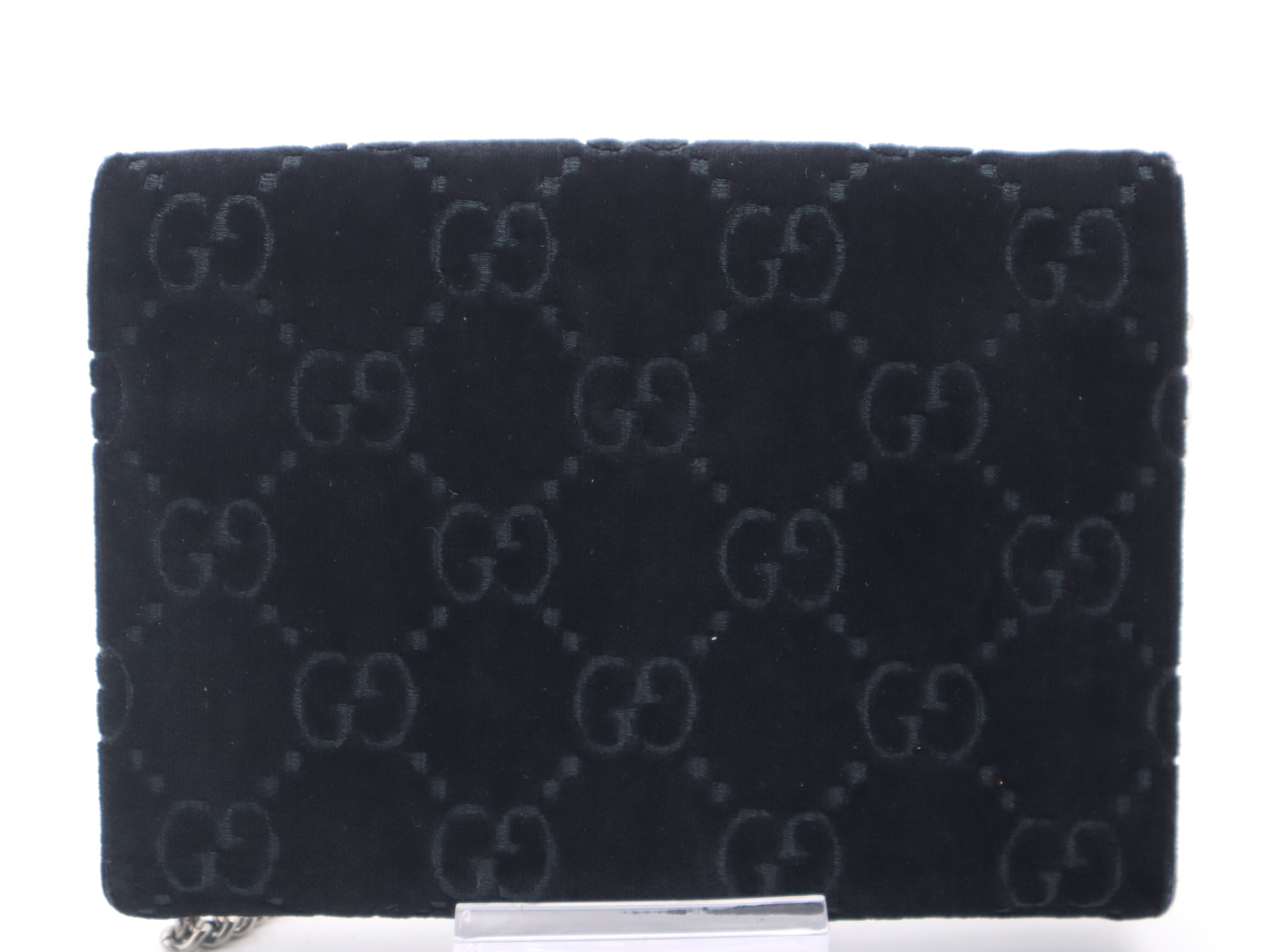 Velour Adionesus Shoulder Bag with Shoulder Strap, Black — view 2