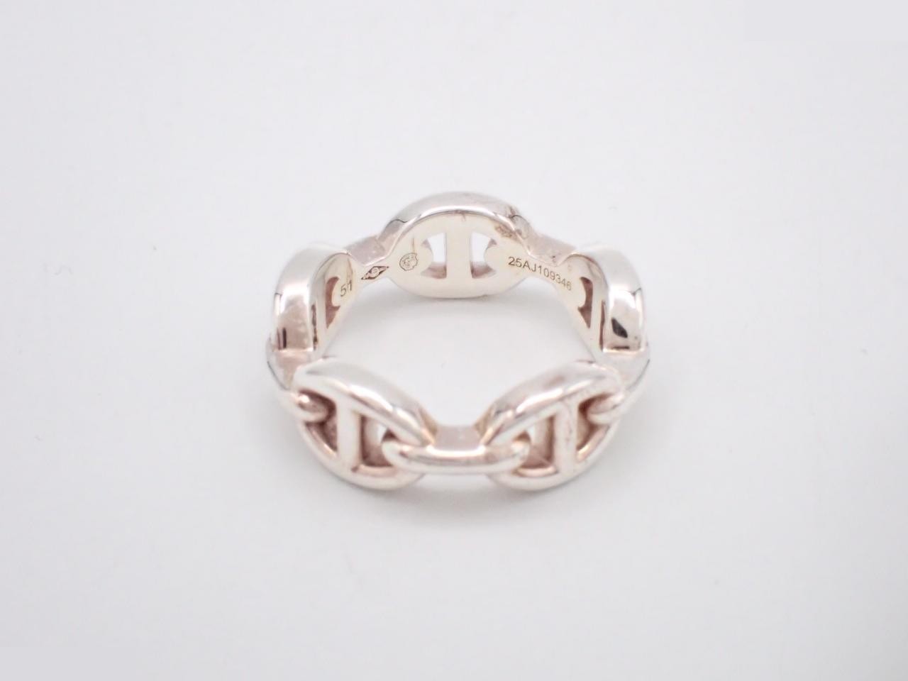 Chaine d'Ancre Enchainée Ring, Ag925, 5.6g, #51, 25AJ10 — view 2