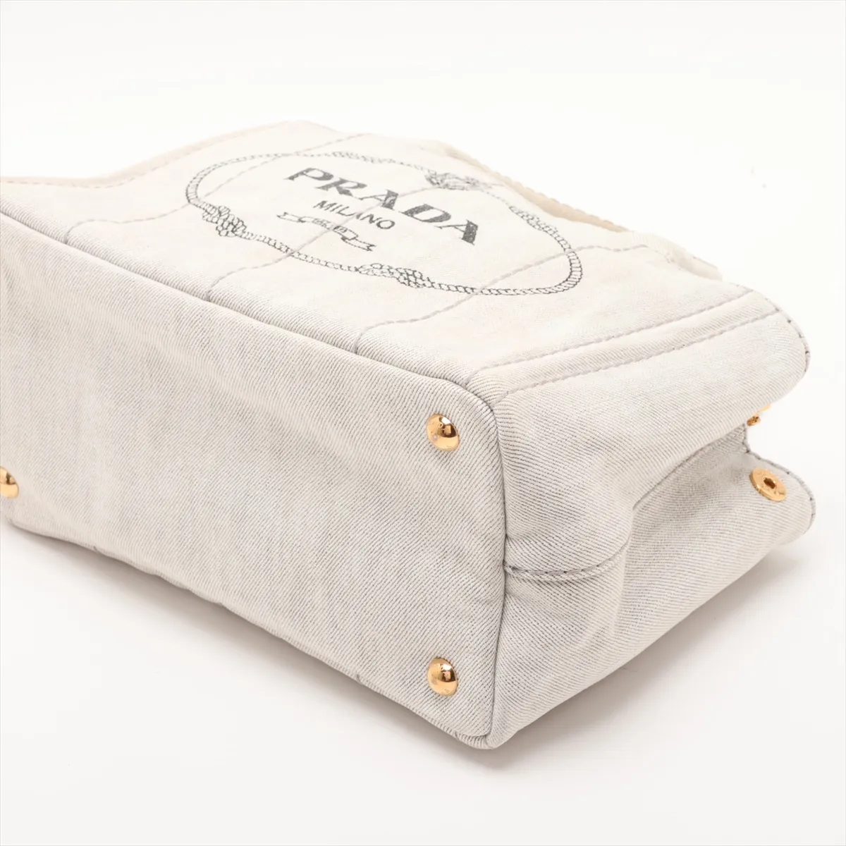 Canapa Canvas 2-Way Handbag, Gray — view 3