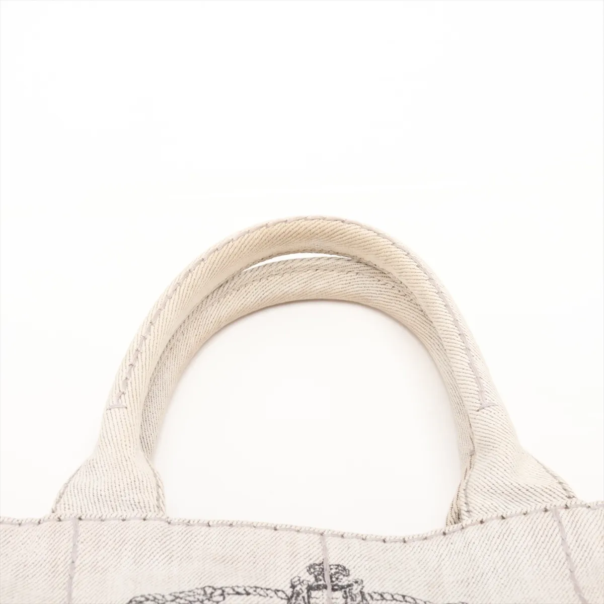 Canapa Canvas 2-Way Handbag, Gray — view 6