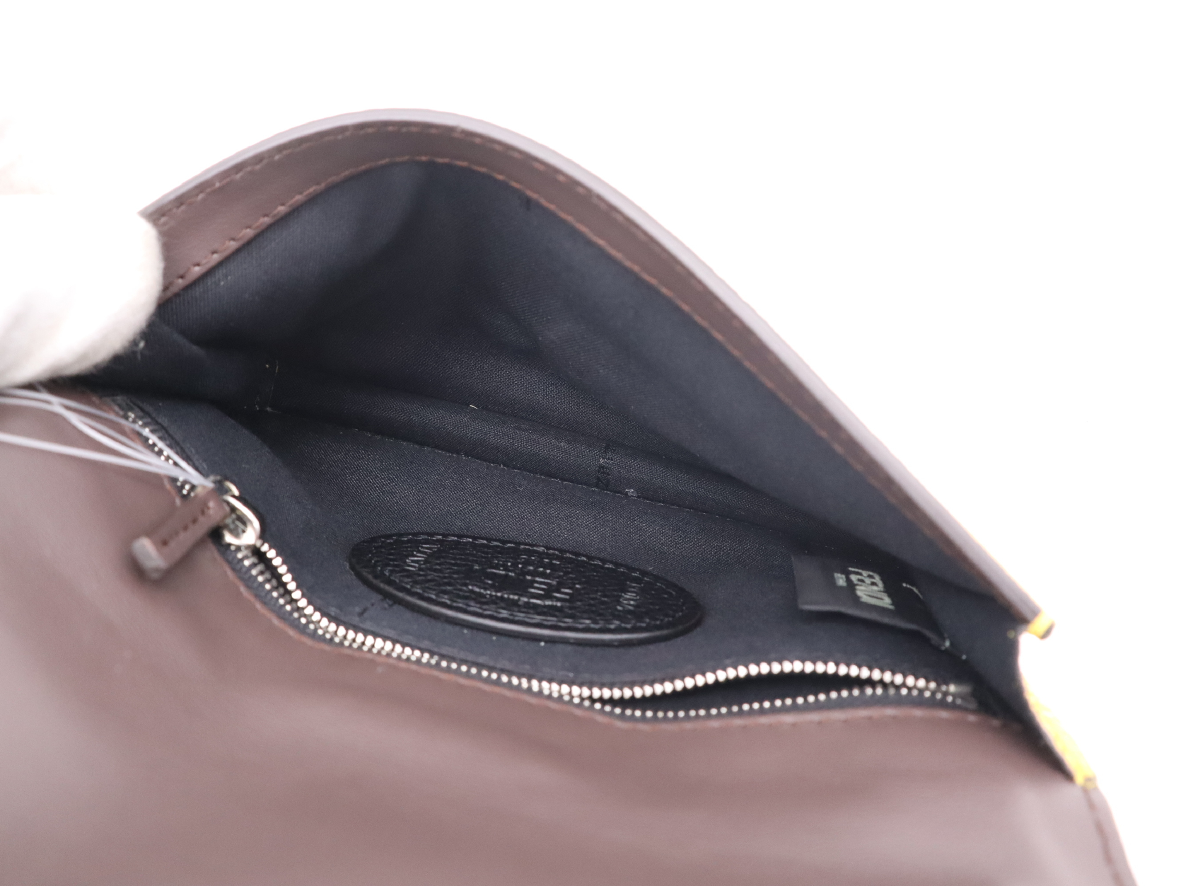 Leather Selleria Yellow Shoulder Bag with Silver Hardware, Dust Bag and Box Included — view 11