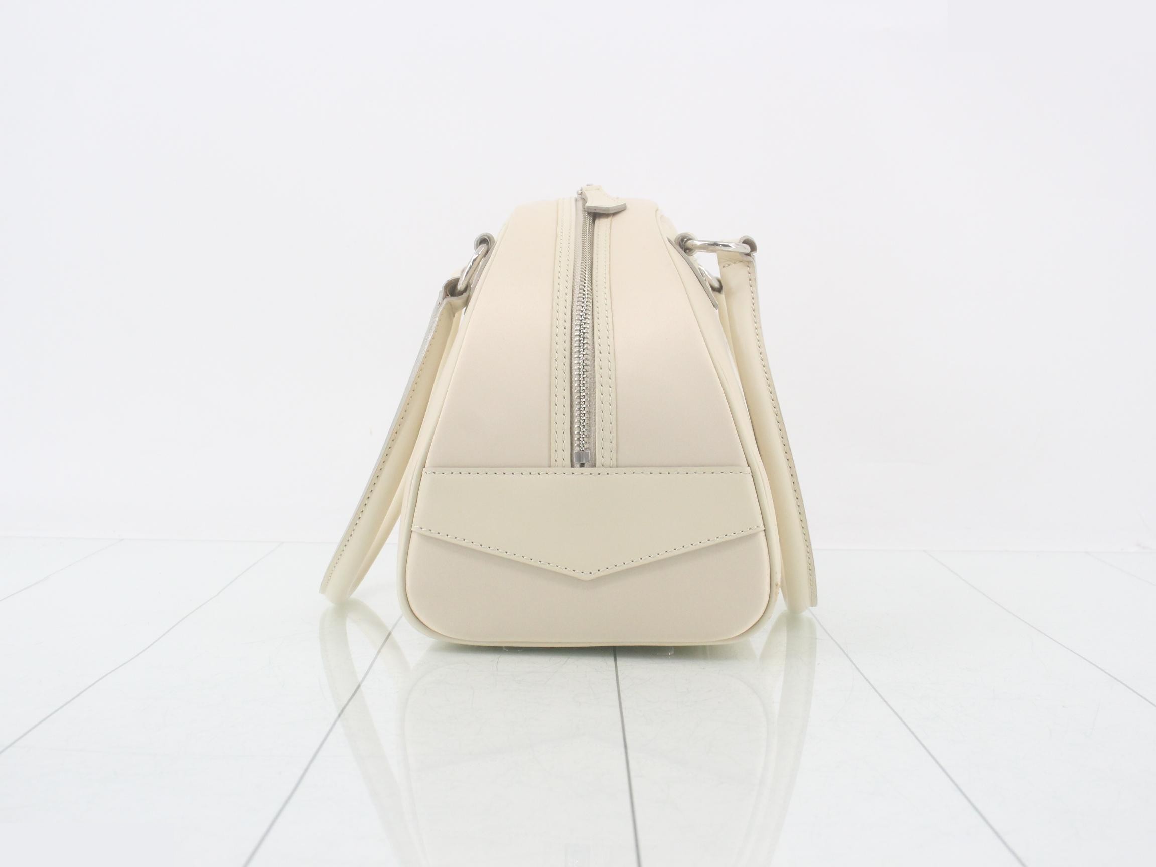 Satin embroidered mini Boston bag — view 4