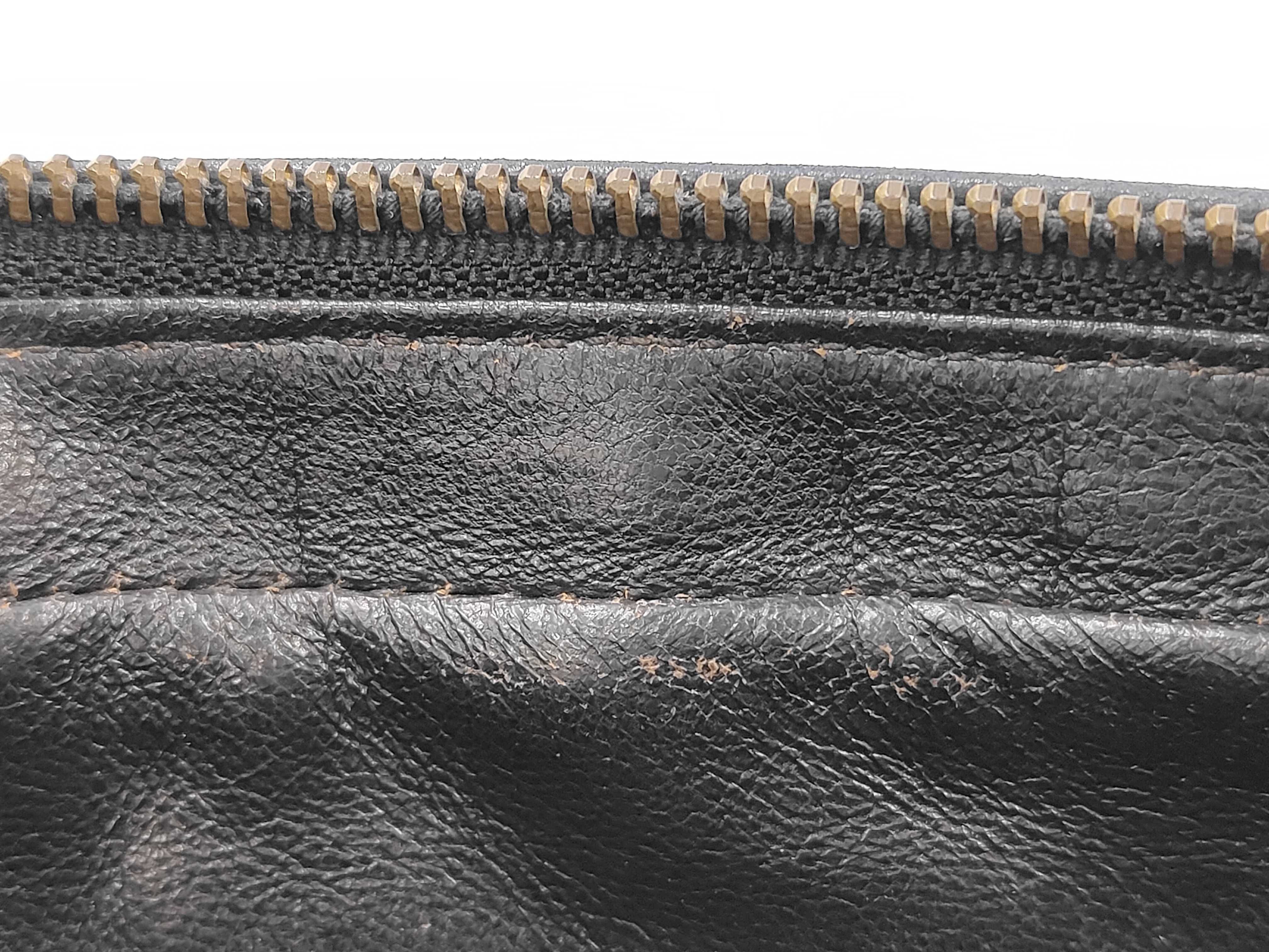 Coco Mark Lambskin Chain Shoulder Bag with Fringe, Black with Gold Hardware, Series 1 — view 11