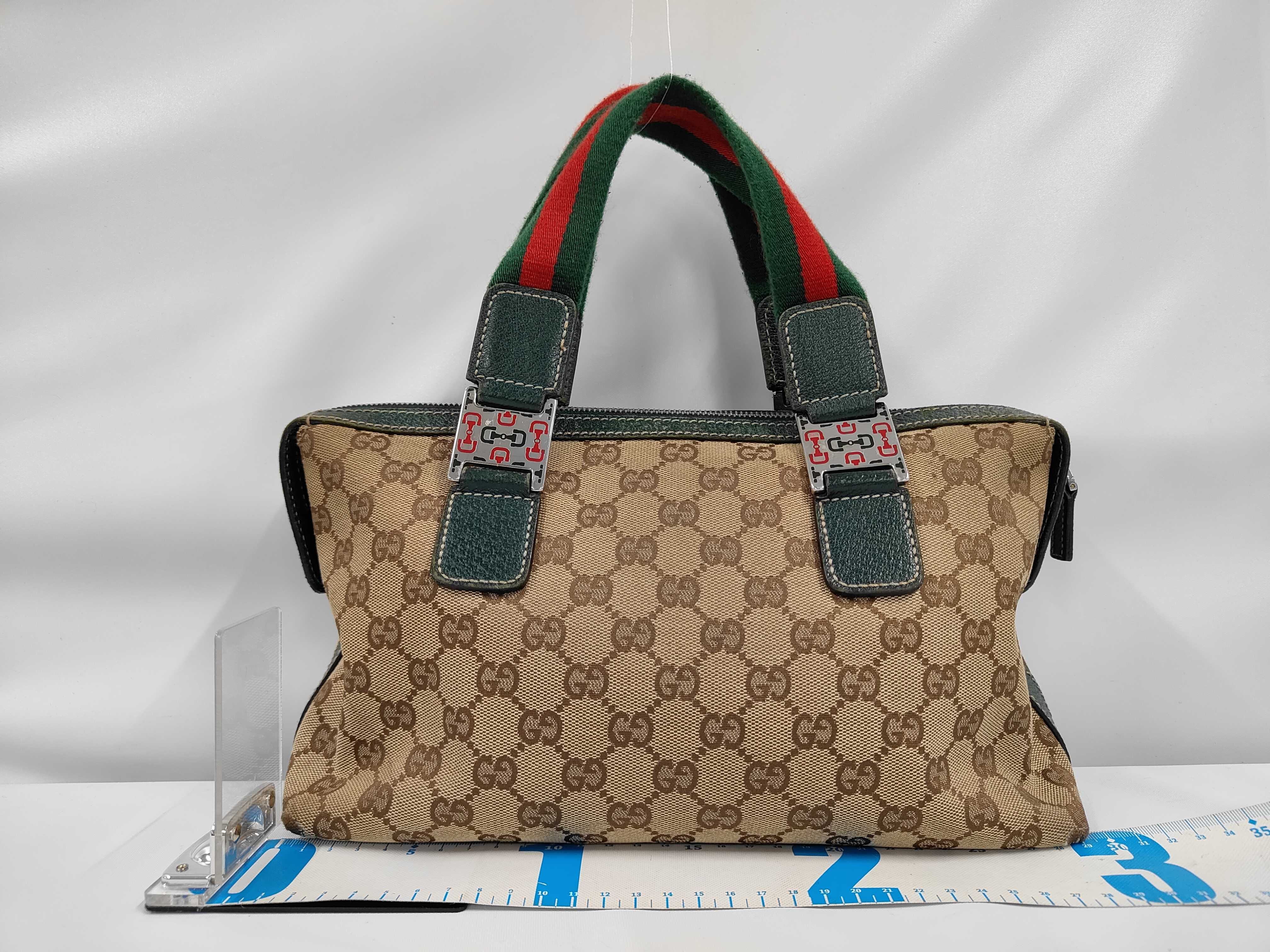 Sherry Horsebit Canvas Handbag — view 2