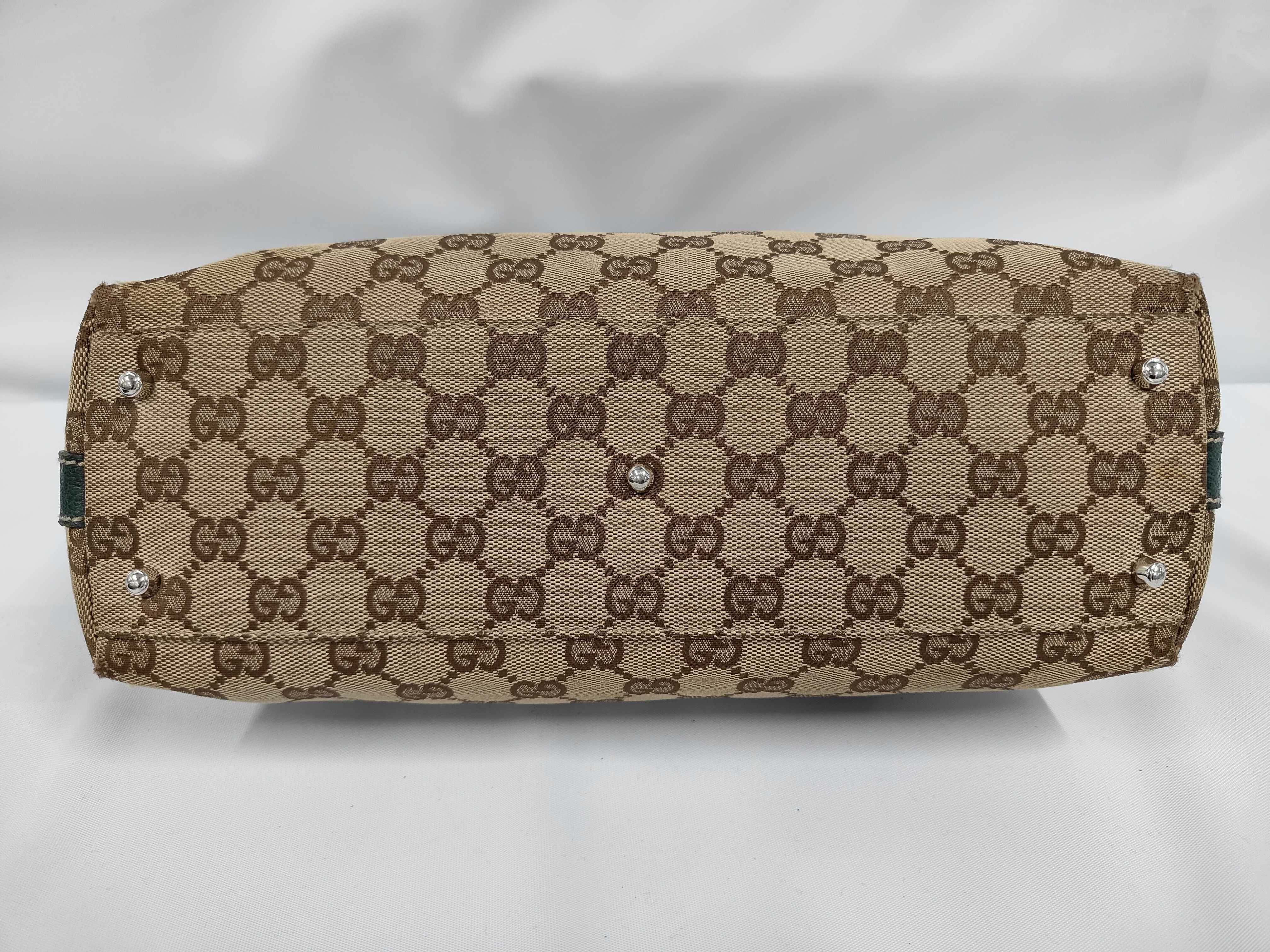 Sherry Horsebit Canvas Handbag — view 3