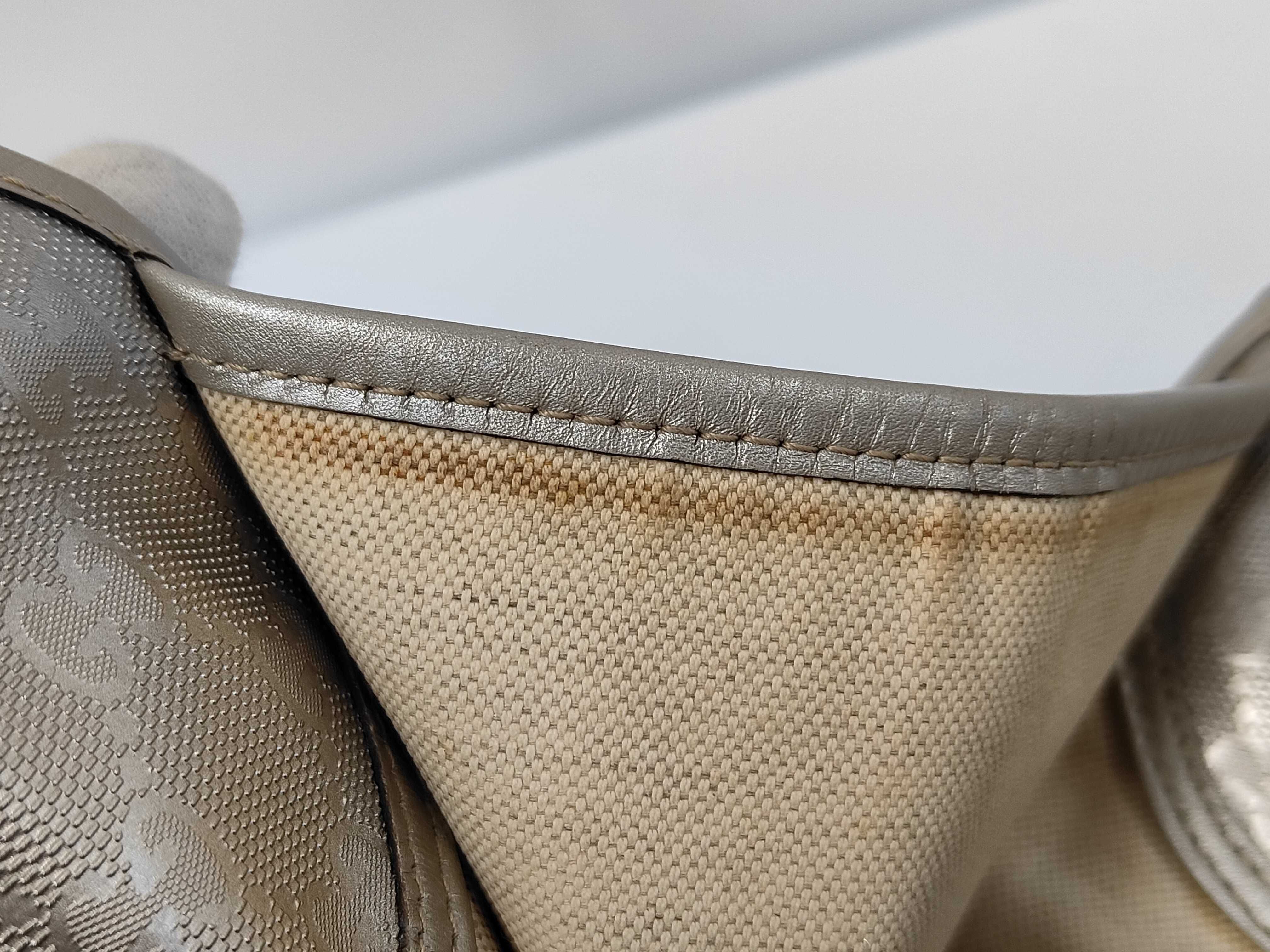 Champagne Gold Coated Canvas GG Supreme Jackie Under-arm Bag Shoulder Bag — view 10