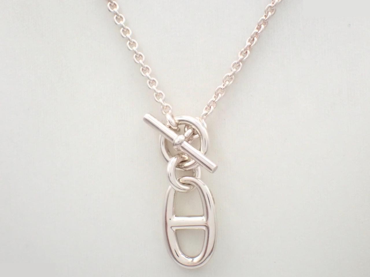 Ag925/9.7g Chaine d'Ancre Amulet Necklace — view 2