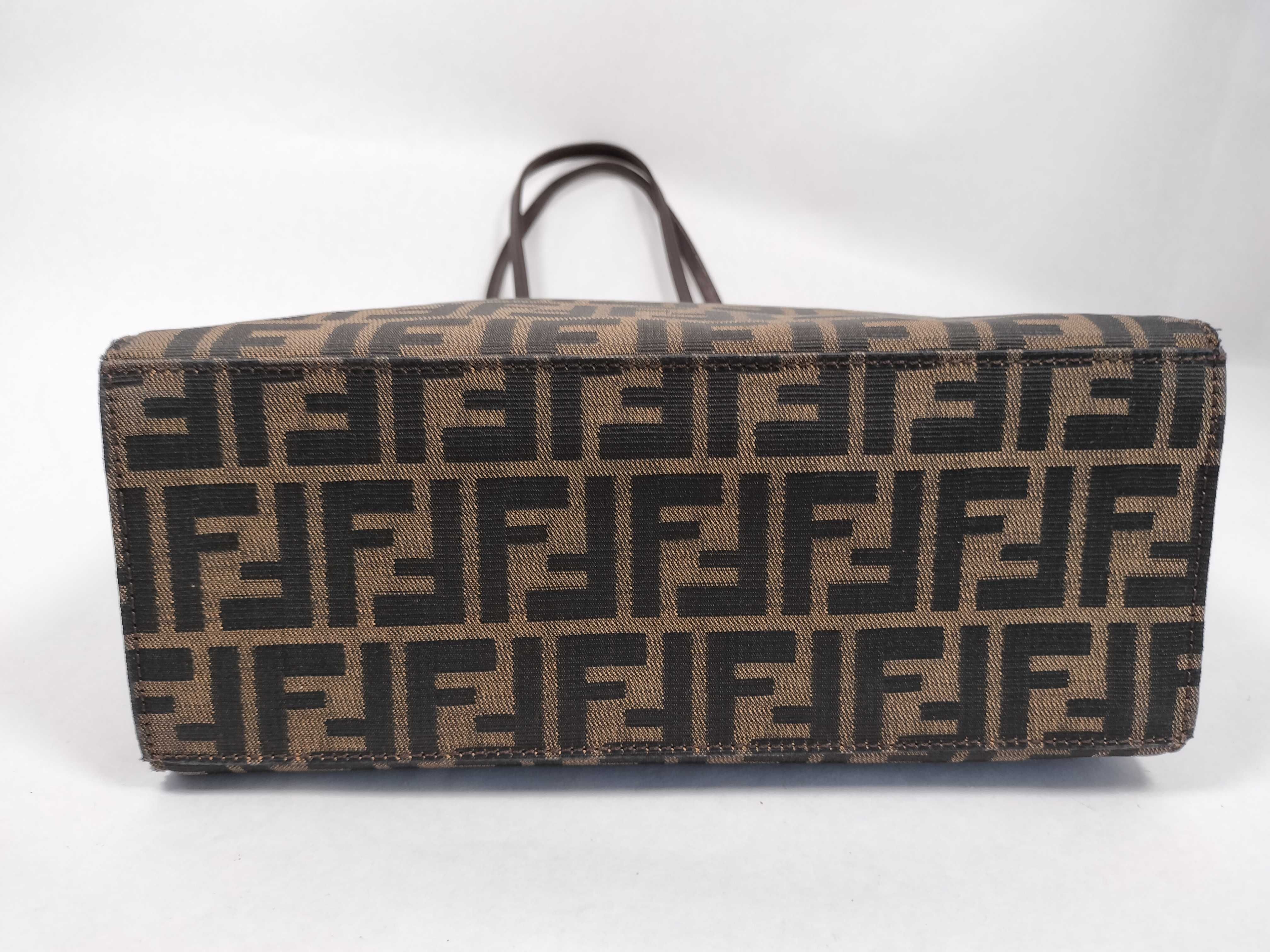 Zucca pattern Fendi Zucca tote bag Canvas tote bag — view 7