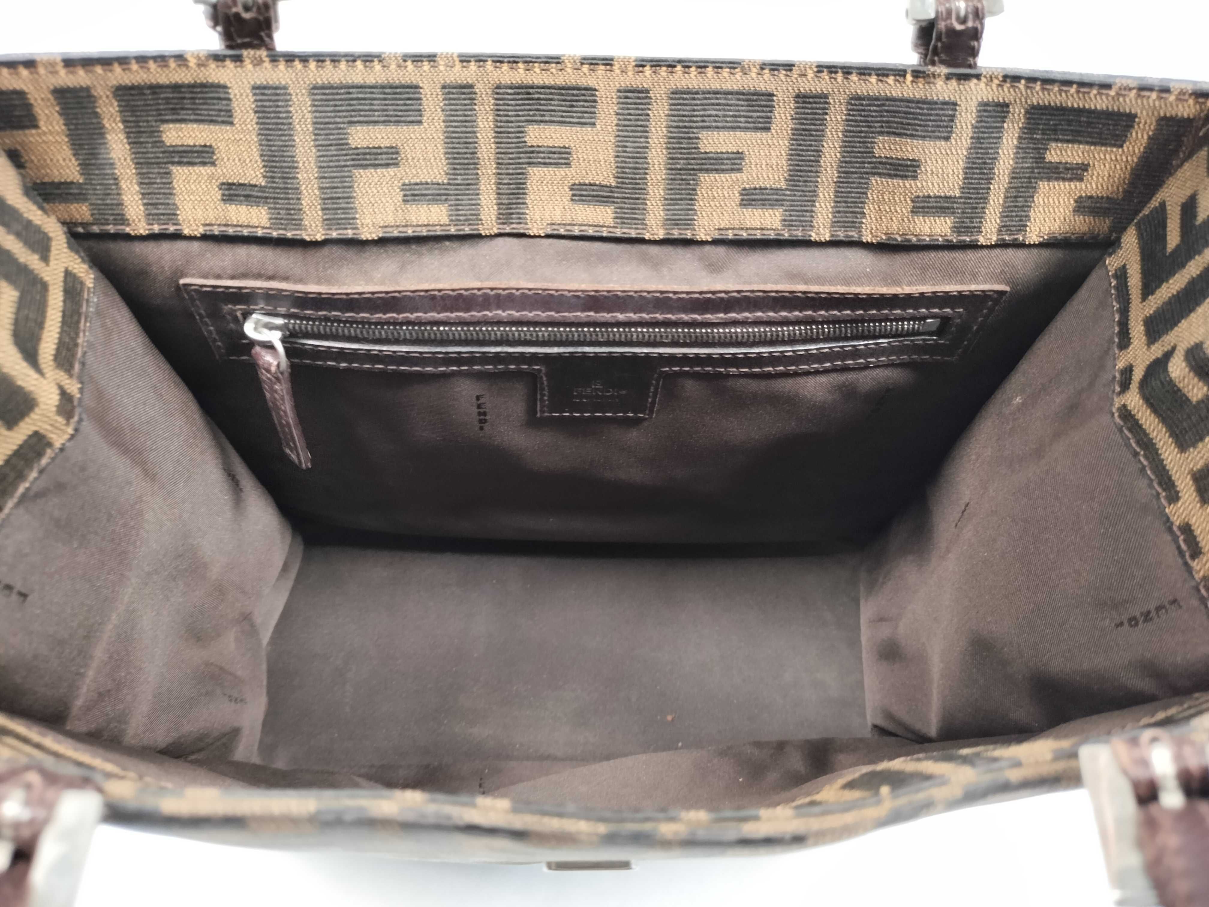 Zucca pattern Fendi Zucca tote bag Canvas tote bag — view 9