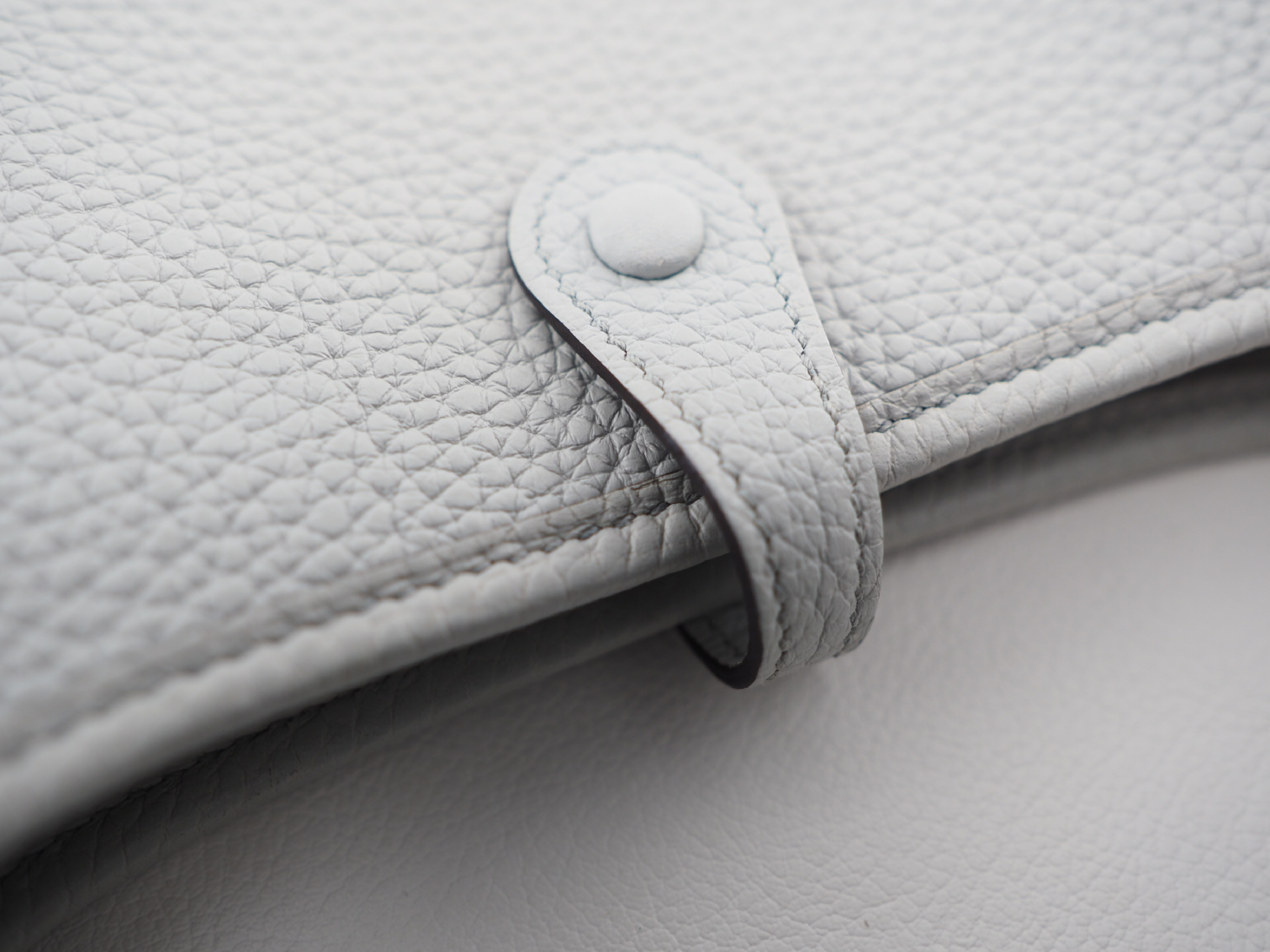Evelyne TPM 2021 Shoulder Bag, Pale Blue with Silver Hardware — view 11
