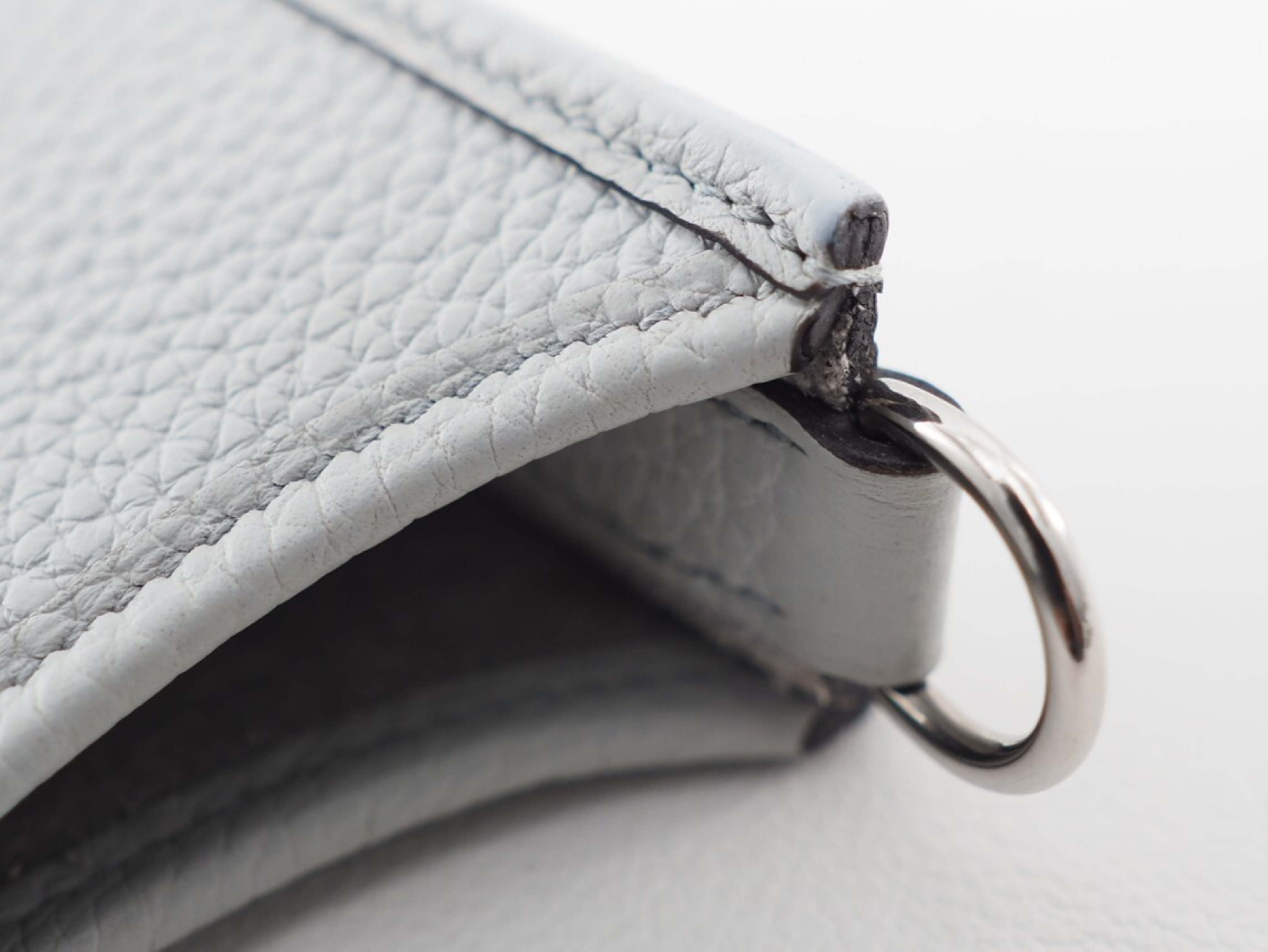 Evelyne TPM 2021 Shoulder Bag, Pale Blue with Silver Hardware — view 6