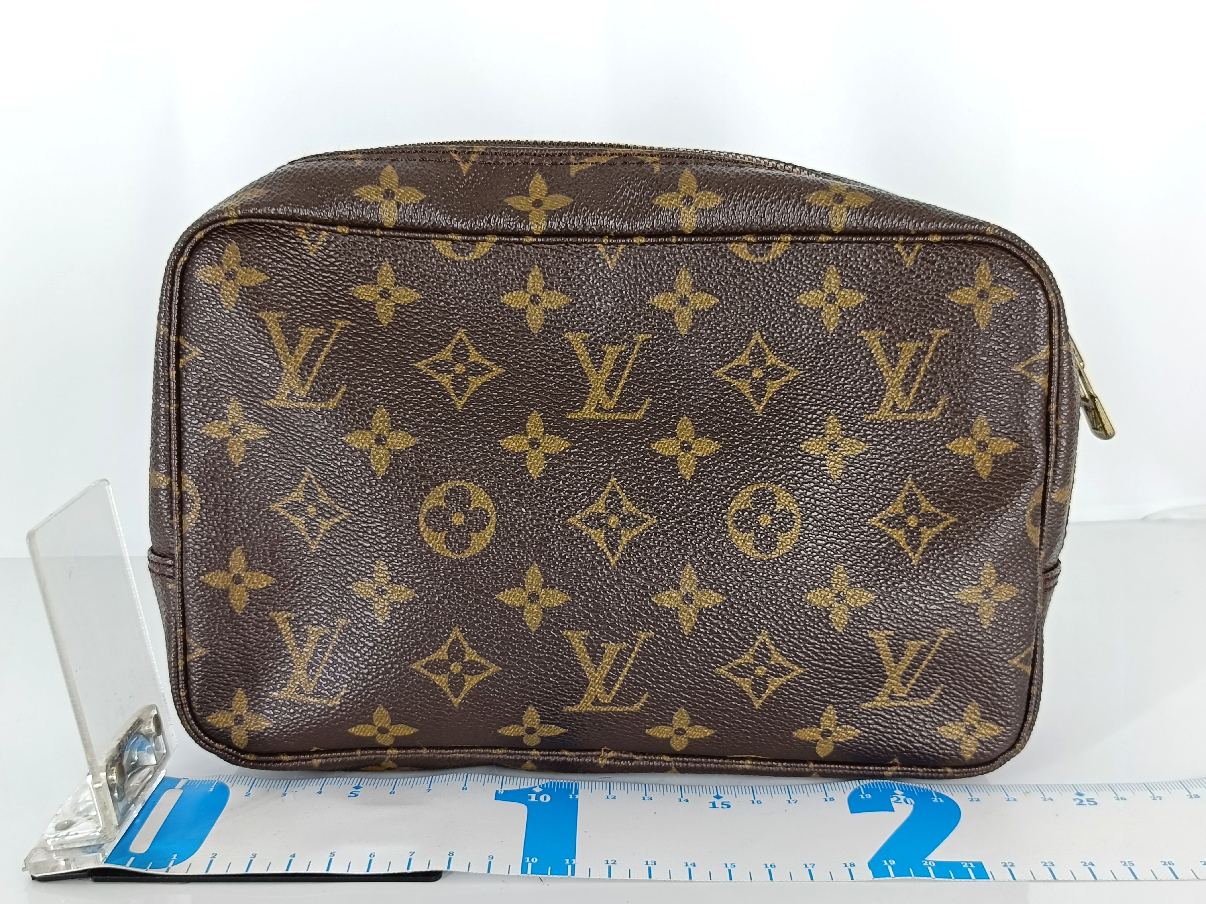 Monogram LV Louis Vuitton Trousse Toilette 23 Pouch — view 2