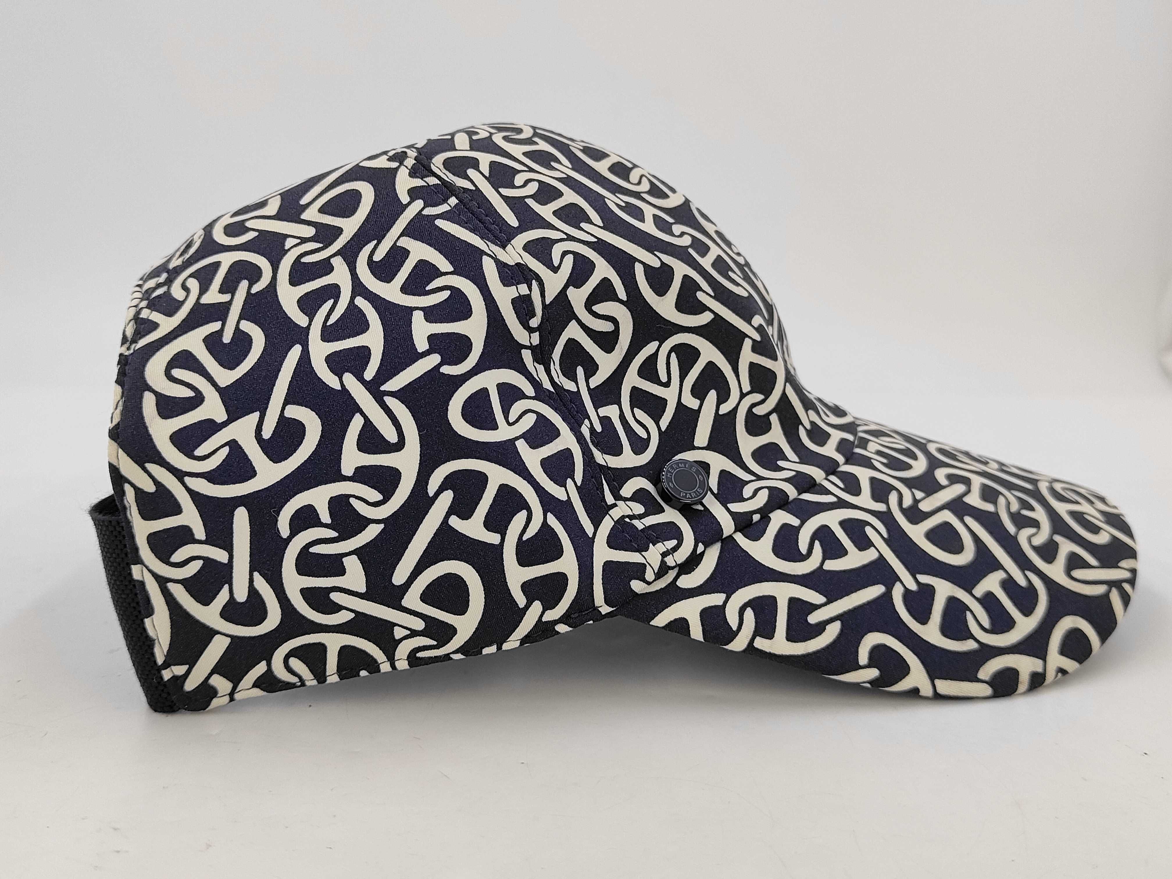 Chaine d'Ancre Cap, Canvas, Navy, White, Other Accessories — view 4