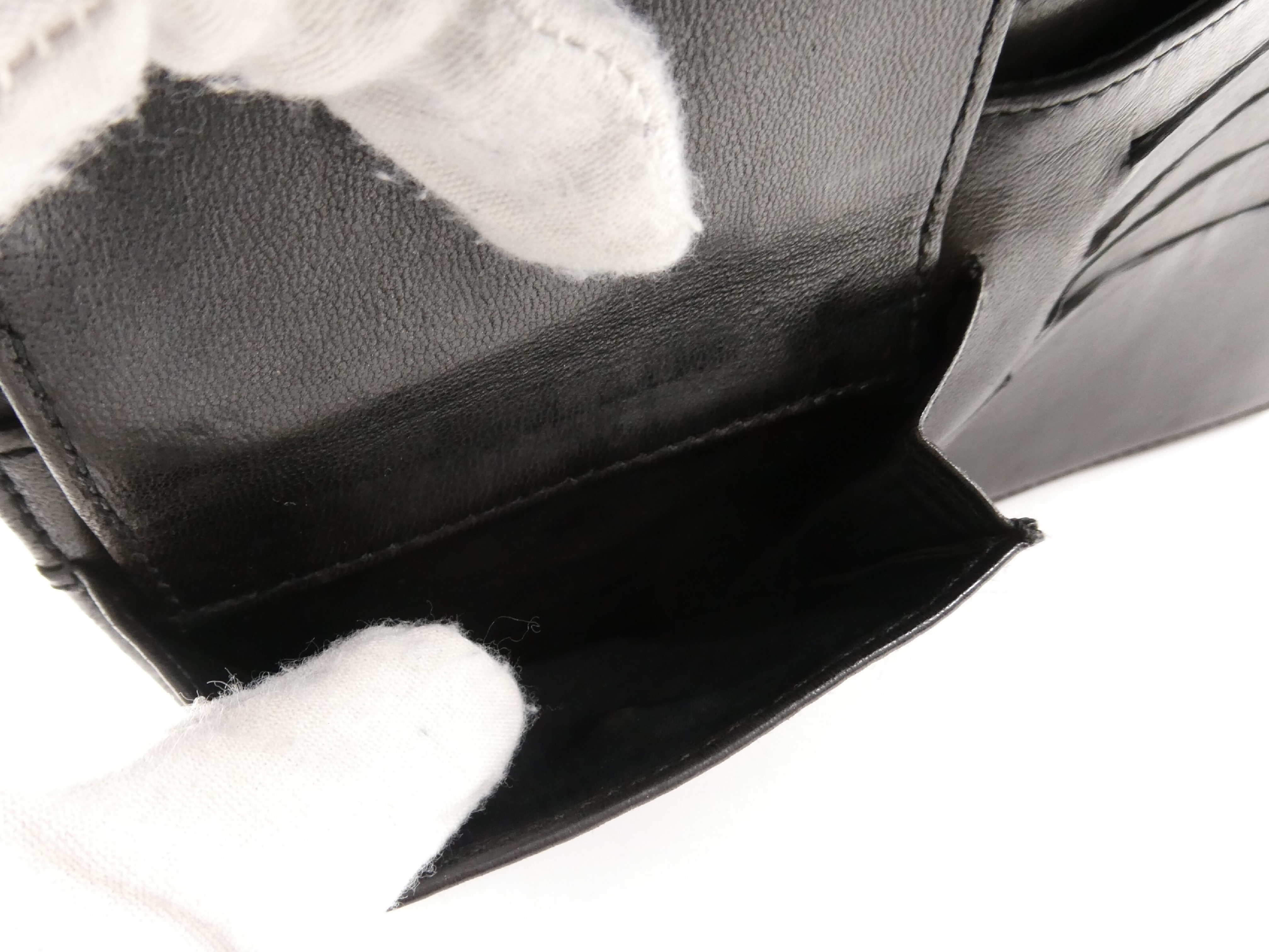 Coco Mark Enamel Chain Wallet Shoulder Bag — view 8