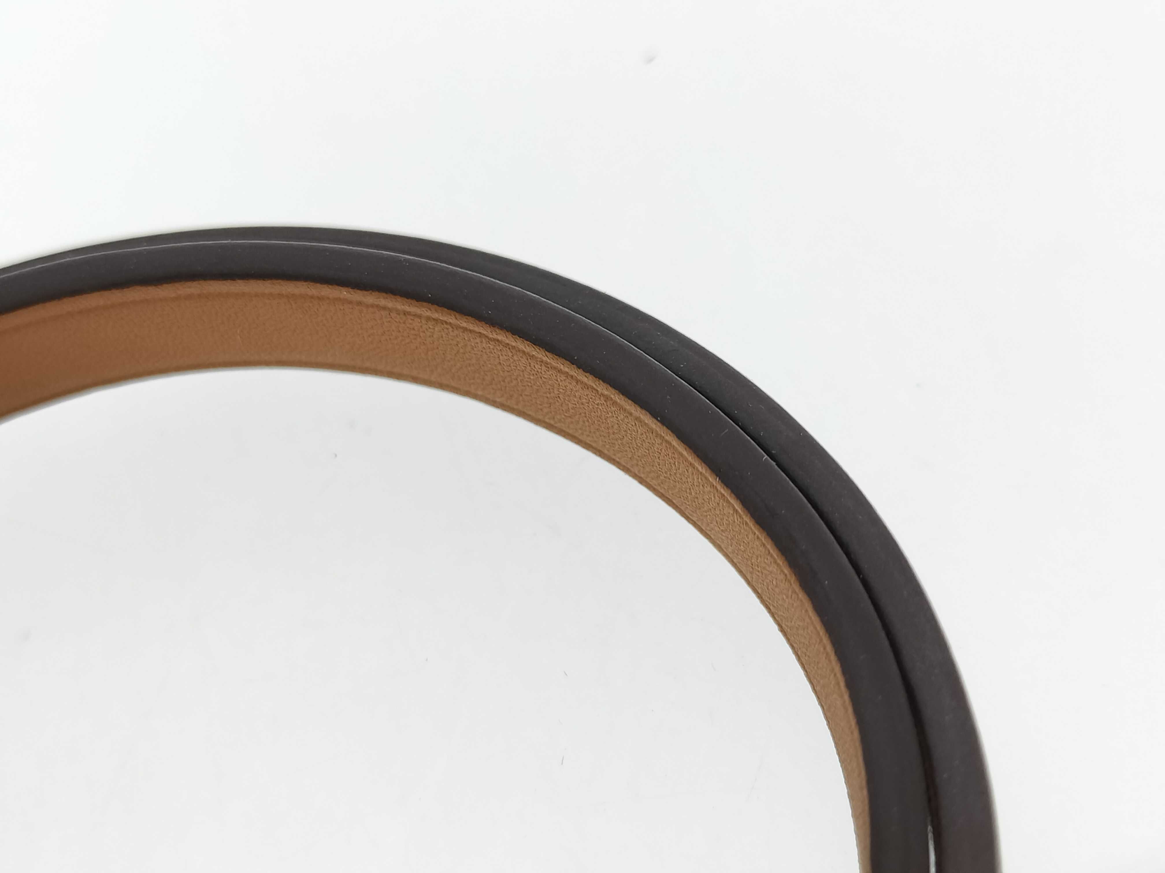 Mini Kelly Double Tour K Stamp Bracelet/Bangle — view 11