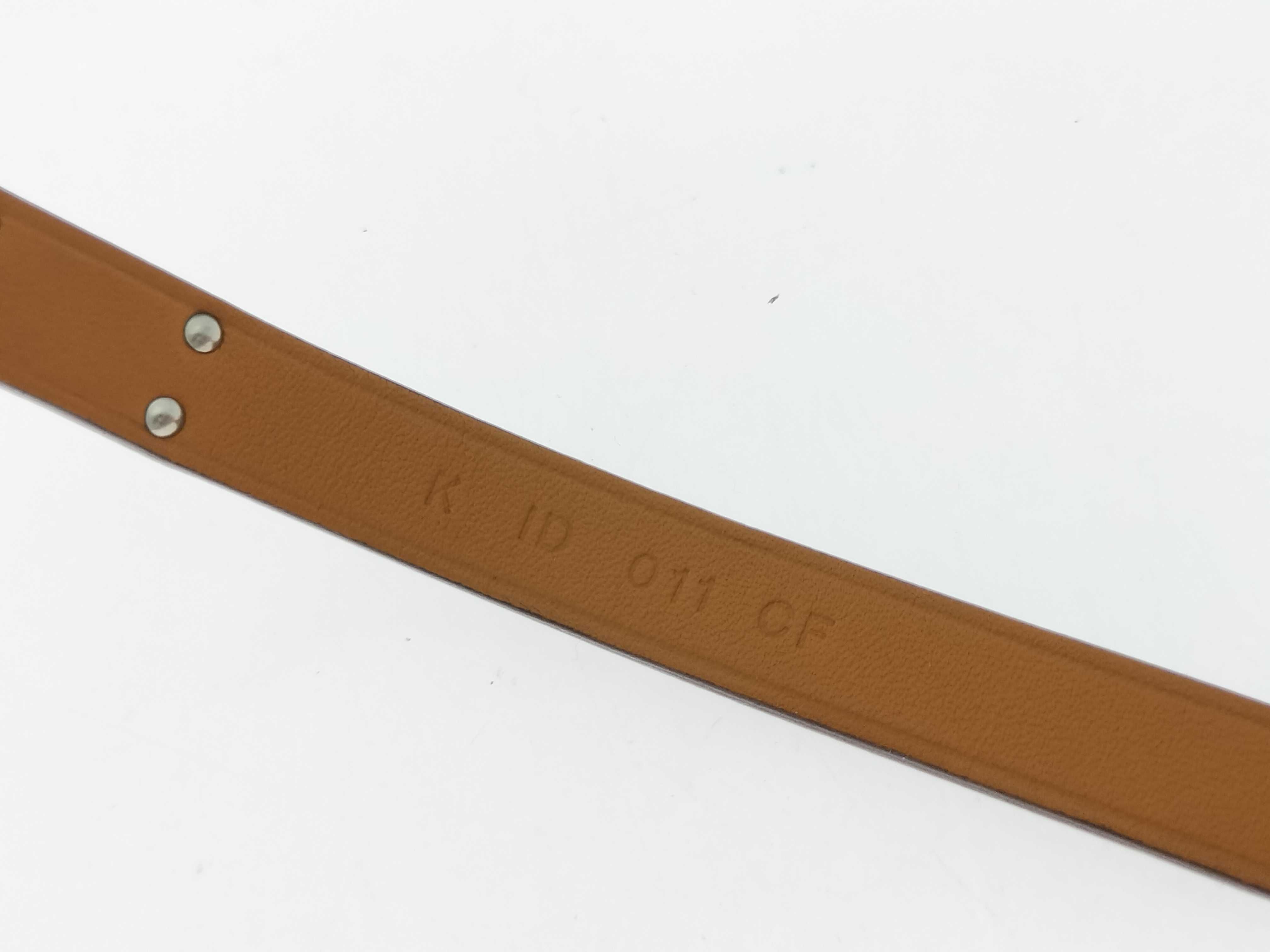 Mini Kelly Double Tour K Stamp Bracelet/Bangle — view 8