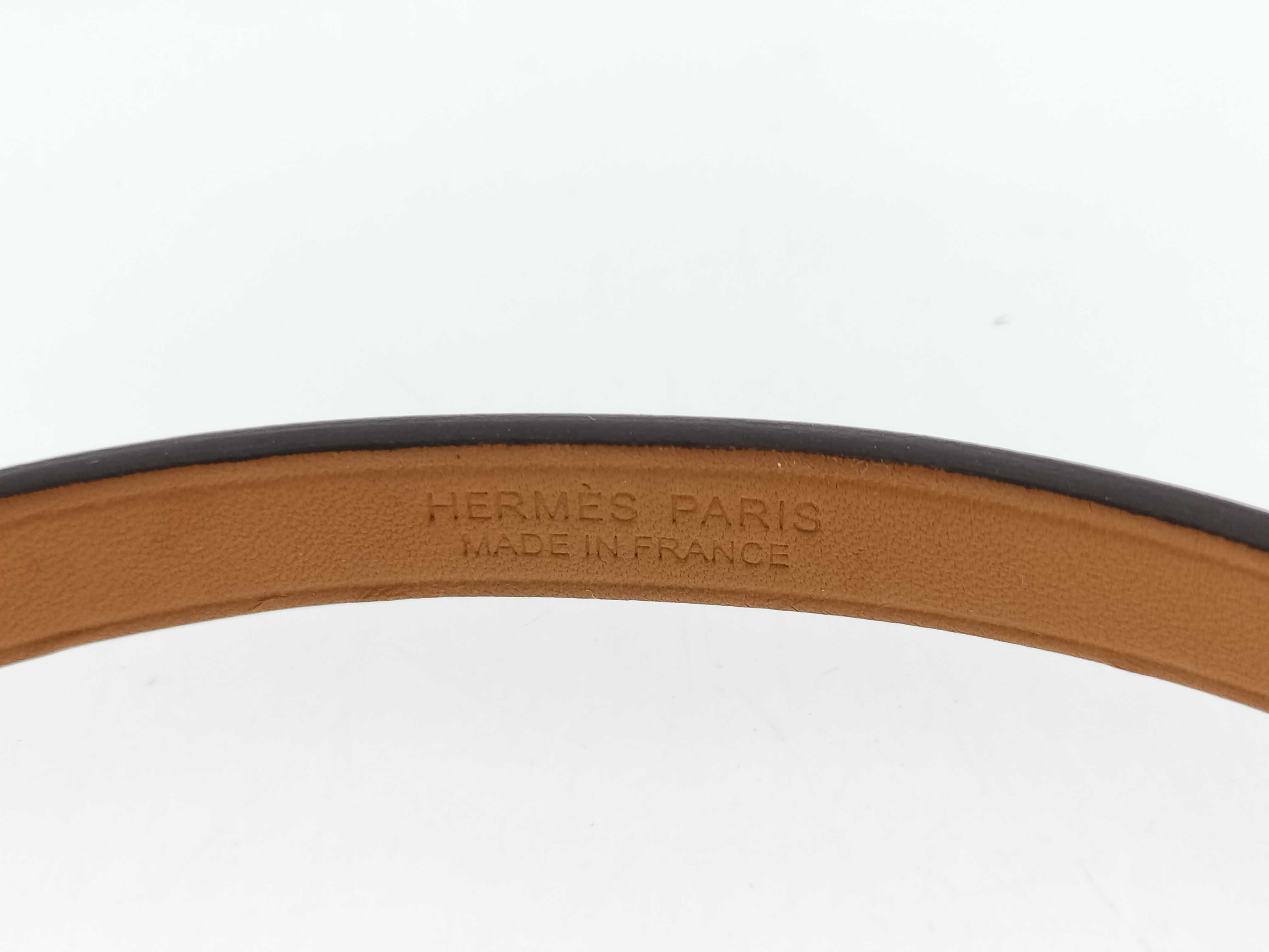 Mini Kelly Double Tour K Stamp Bracelet/Bangle — view 9