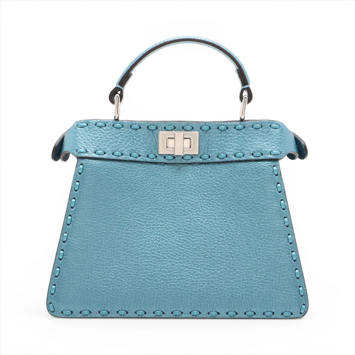 Selleria Peekaboo I.U Mini Leather 2-Way Handbag, Blue 8BN335 — view 2
