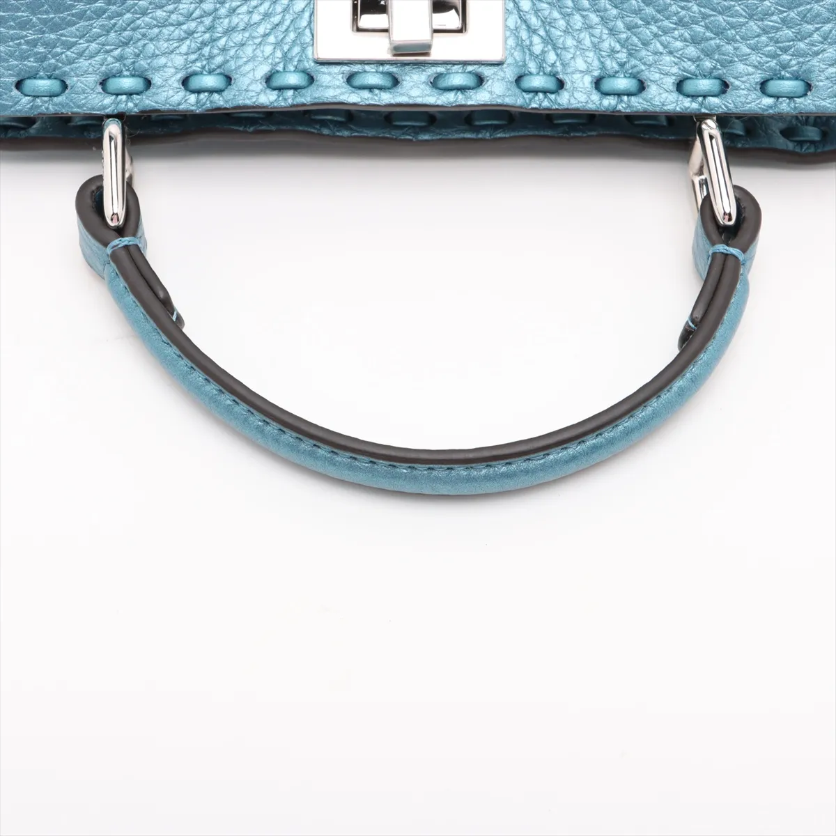 Selleria Peekaboo I.U Mini Leather 2-Way Handbag, Blue 8BN335 — view 5