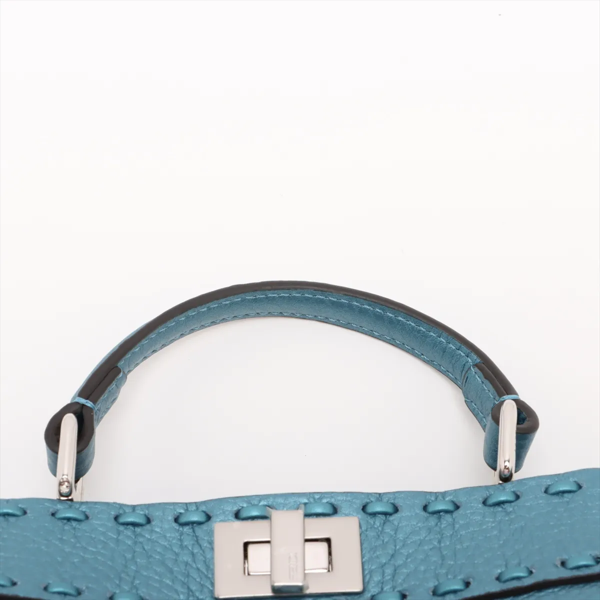 Selleria Peekaboo I.U Mini Leather 2-Way Handbag, Blue 8BN335 — view 6
